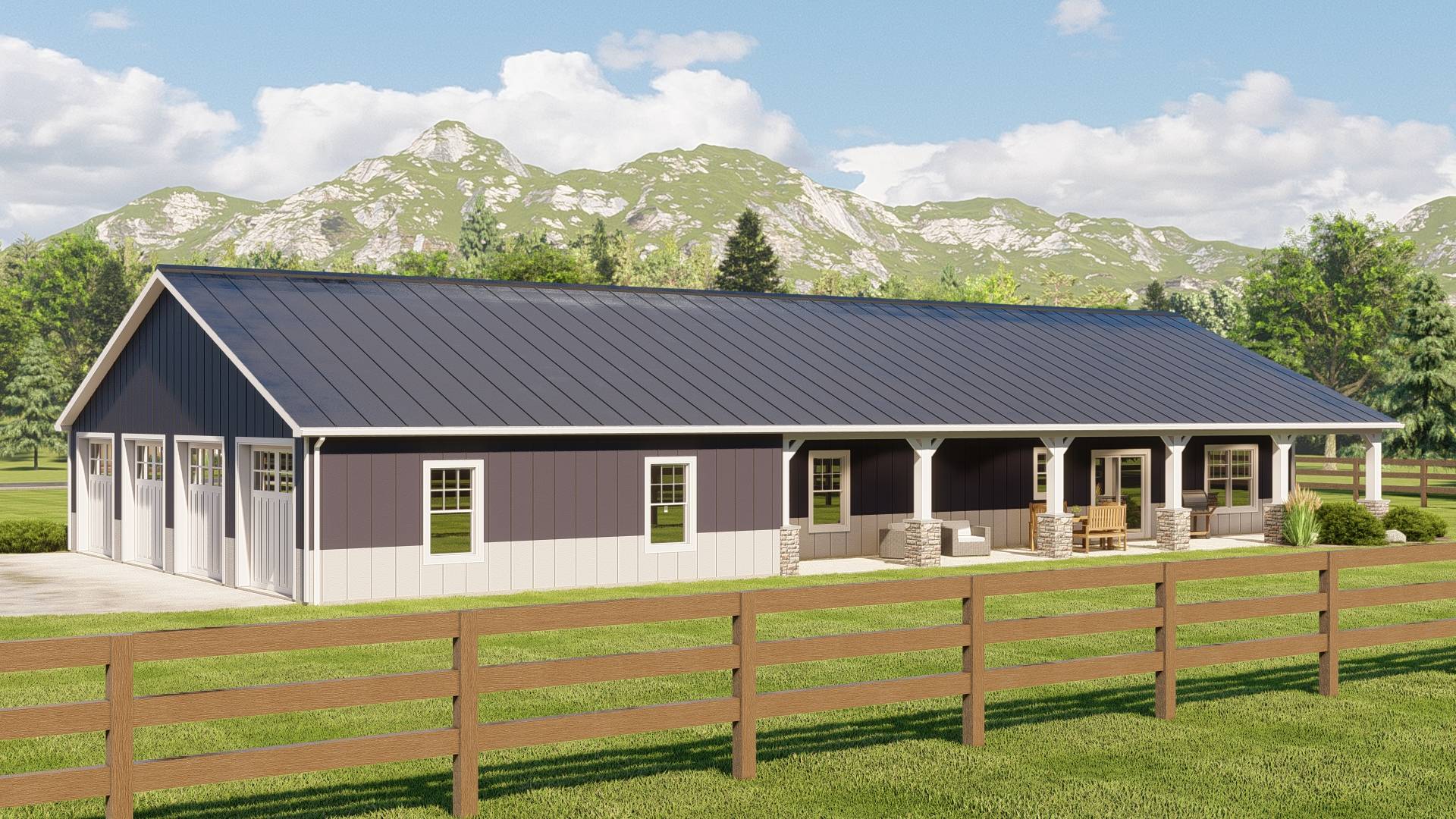 BG-20033 Lancaster Barndominium House Plan - Image 10