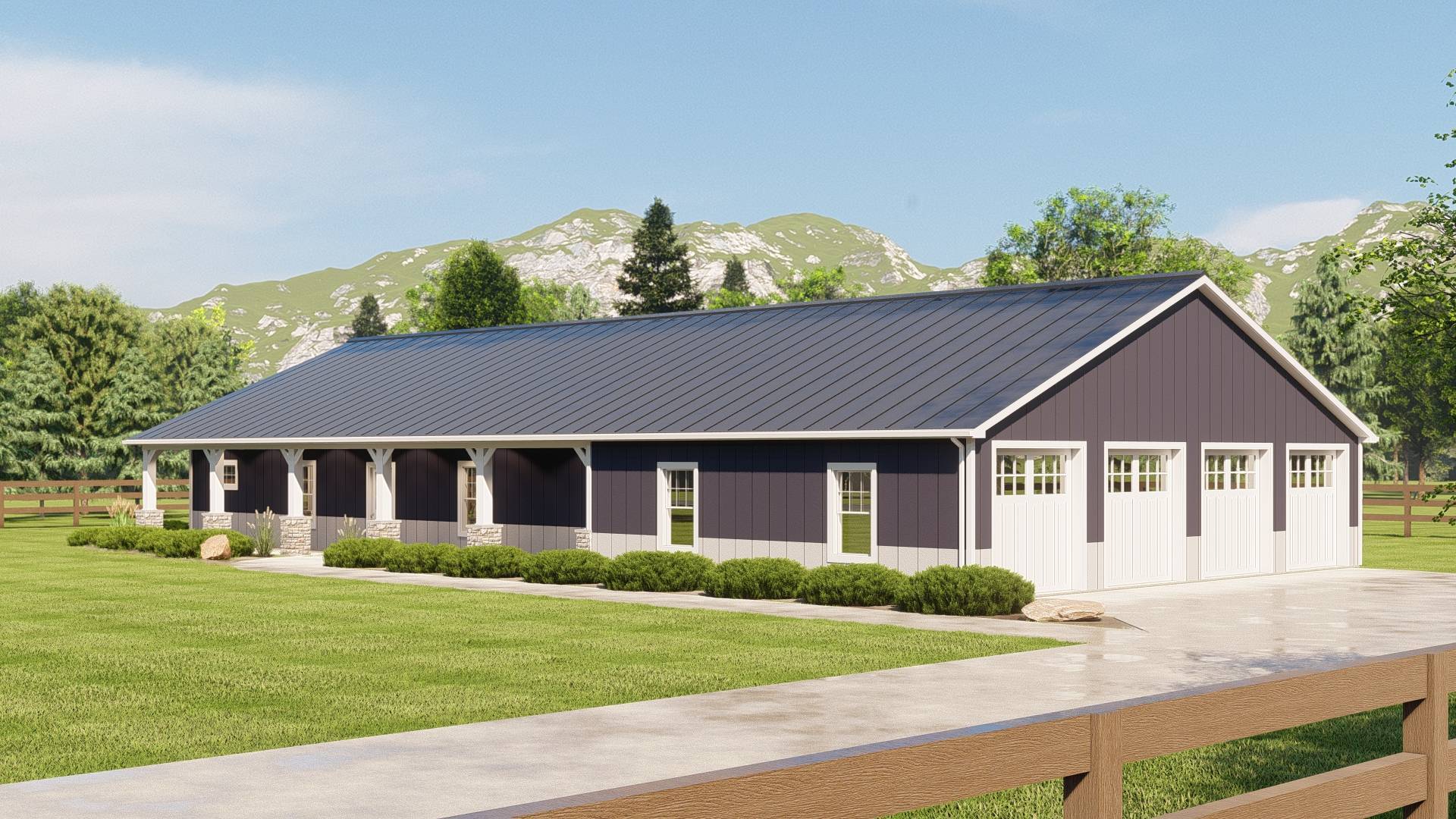 BG-20033 Lancaster Barndominium House Plan - Image 11