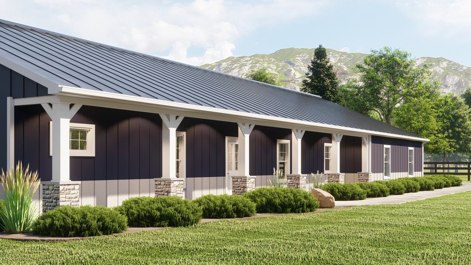 BG-20033 Lancaster Barndominium House Plan - Image 8