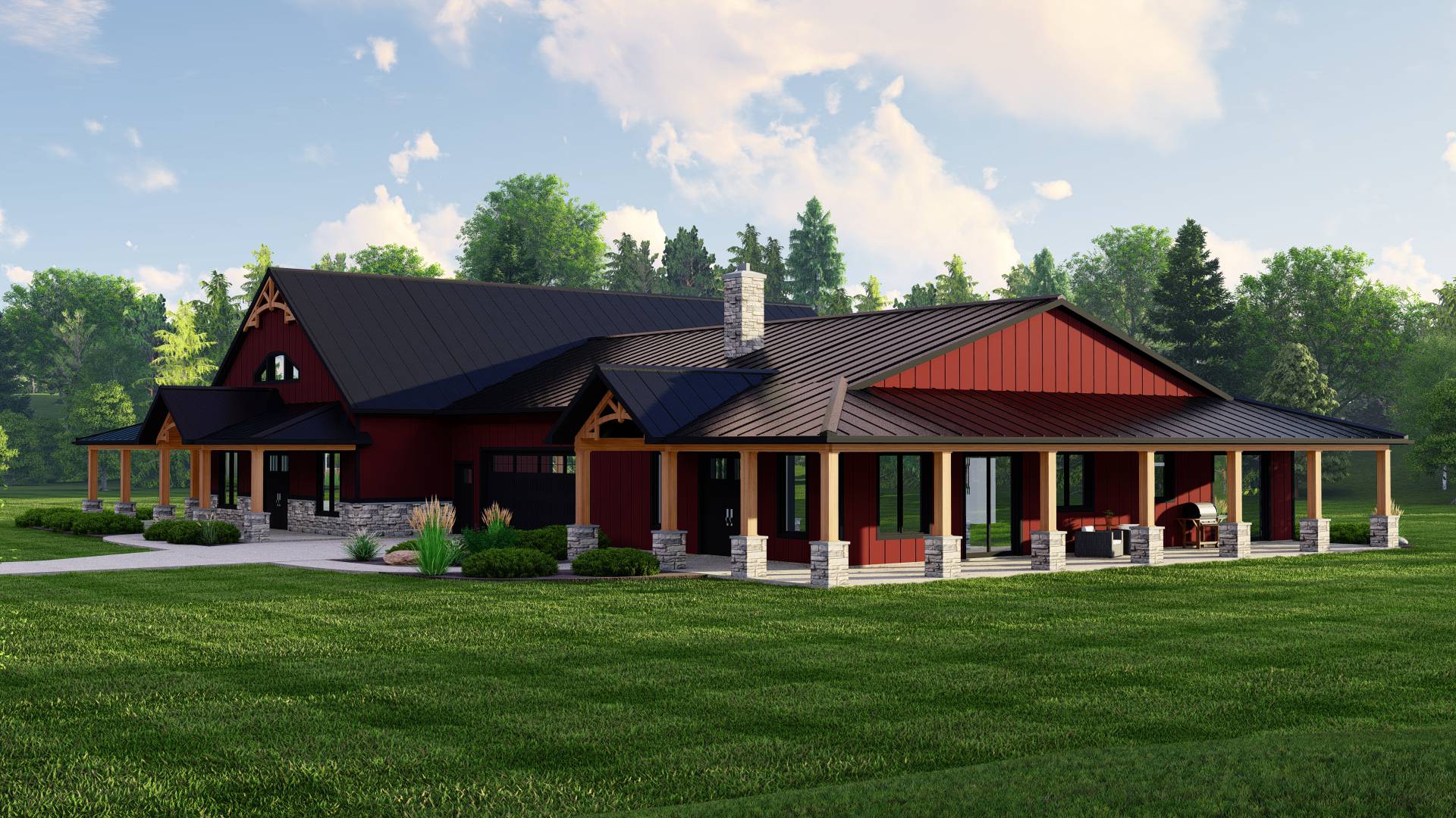 BG-20034 Pendleton Barndominium House Plan - Image 8