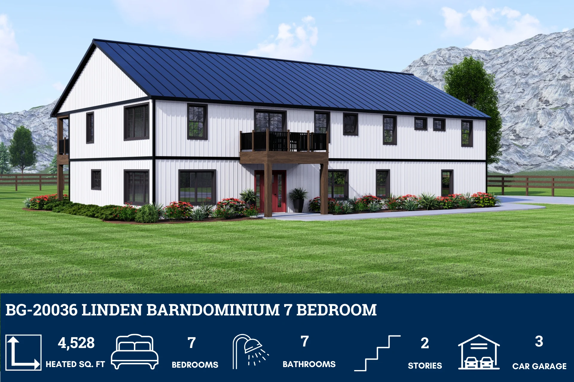BG-20036 Linden Barndominium House Plan - Image 3
