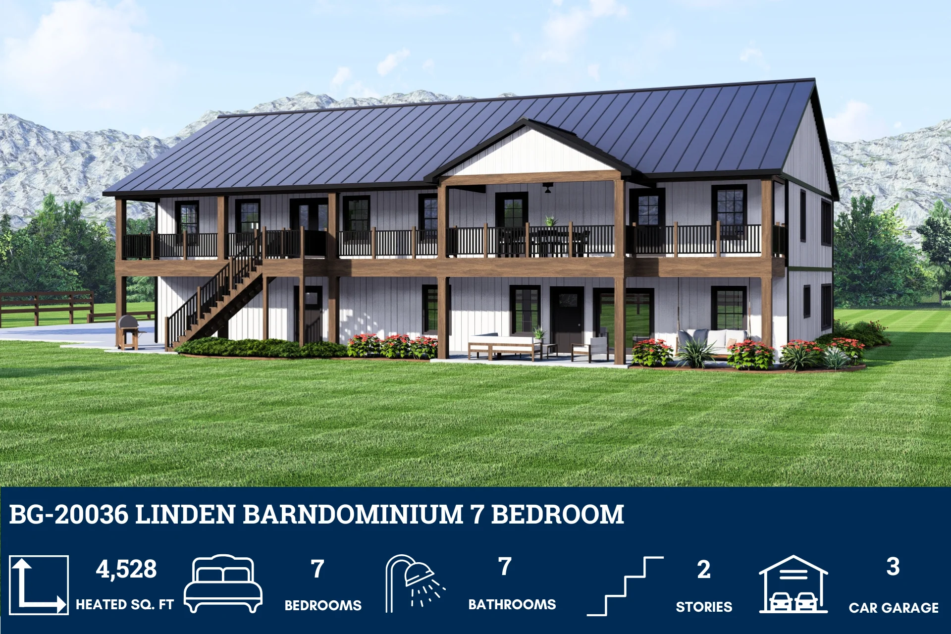 BG-20036 Linden Barndominium House Plan - Image 5