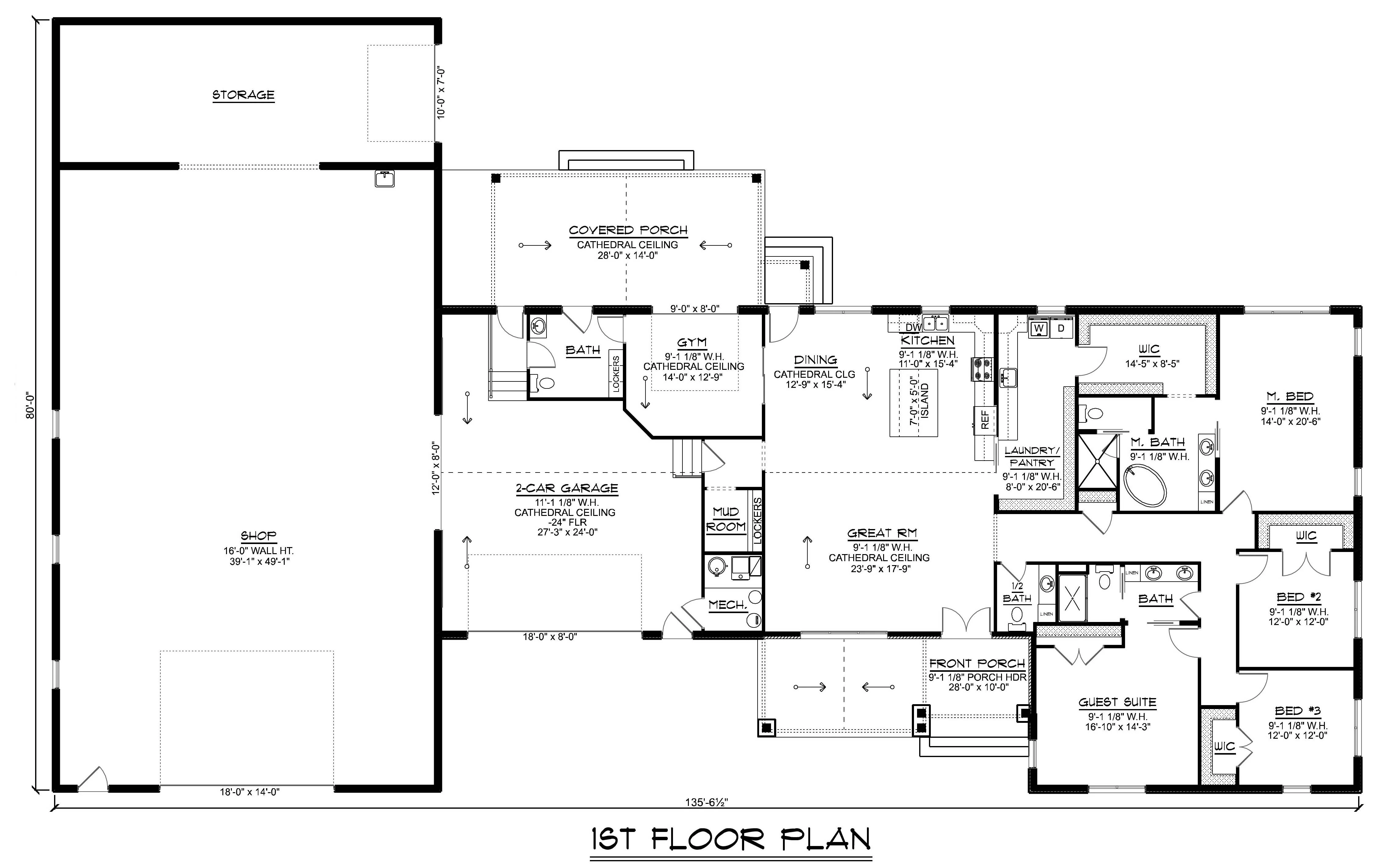 BG-20037 Fairhope Barndominium House Plan - Image 20