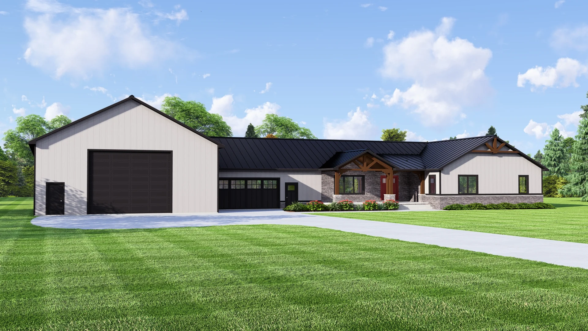 BG-20037 Fairhope Barndominium House Plan - Image 8