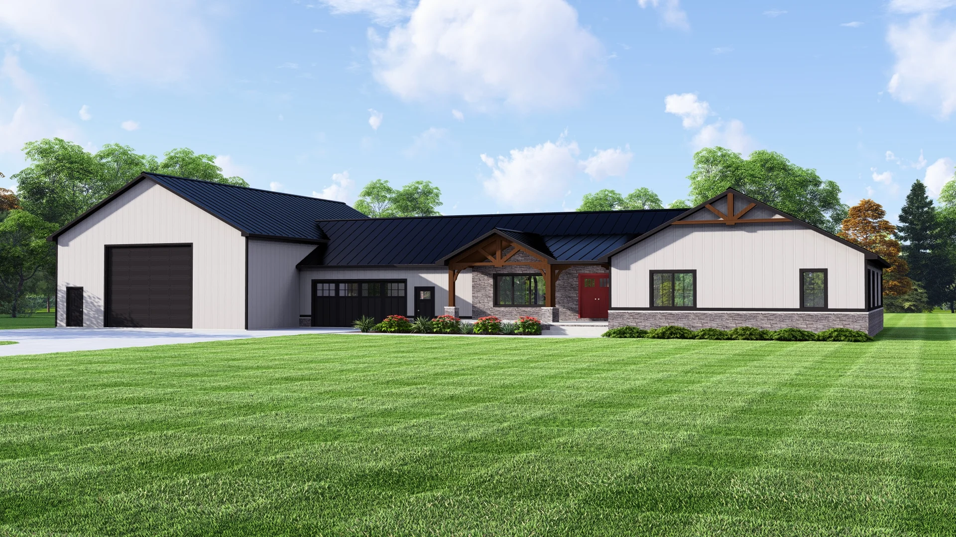 BG-20037 Fairhope Barndominium House Plan - Image 9