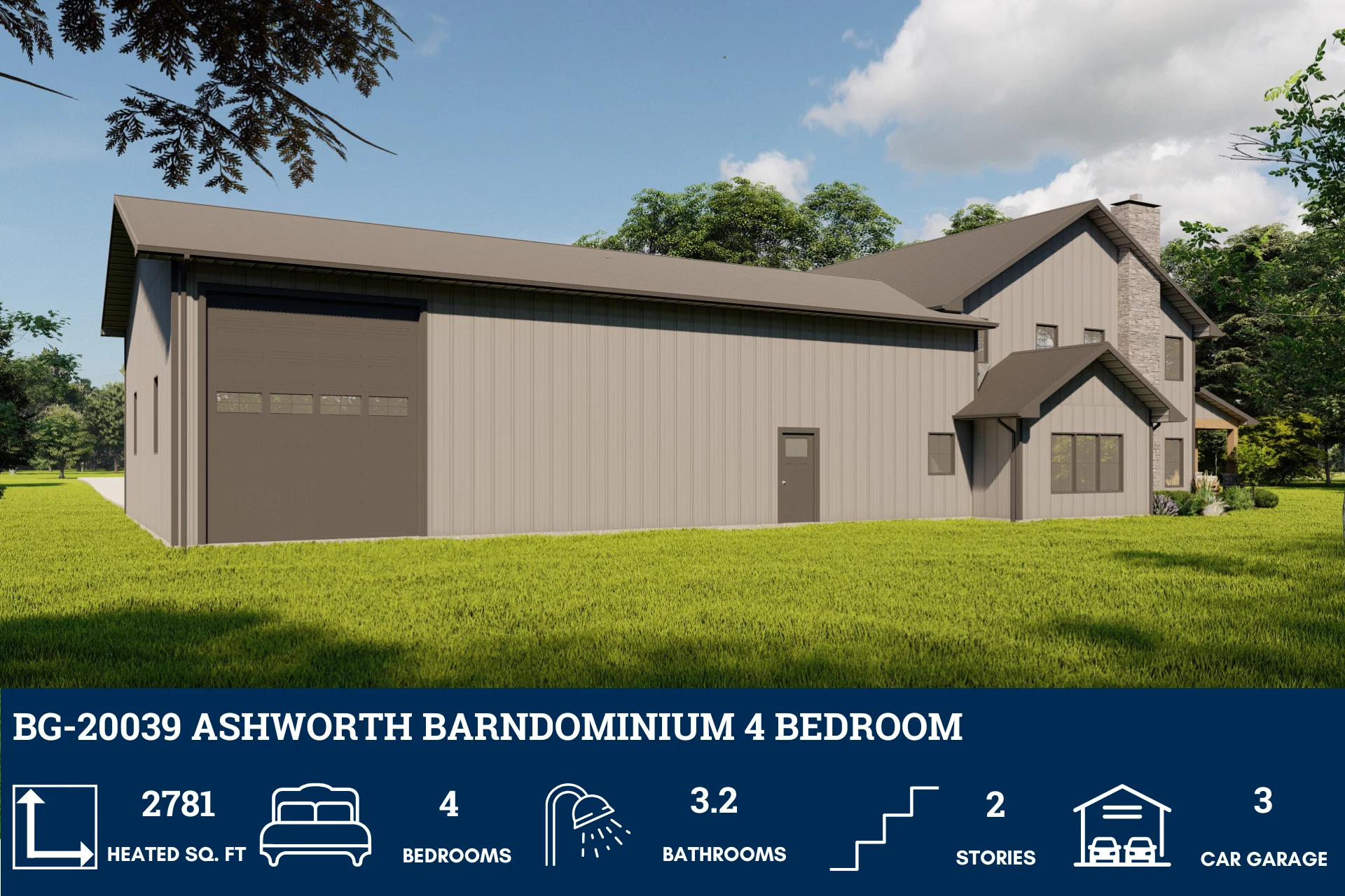BG-20039 Ashworth Barndominium House Plan - Image 4