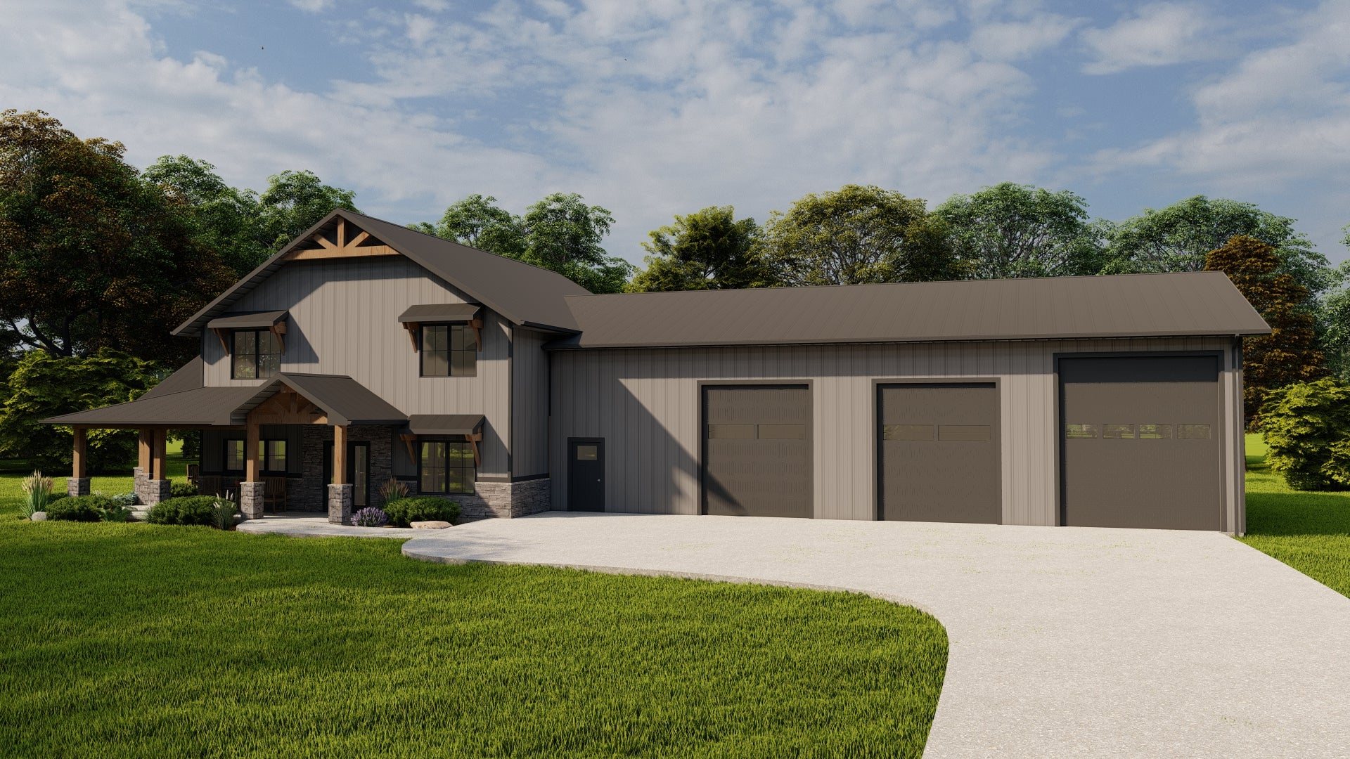 BG-20039 Ashworth Barndominium House Plan - Image 5
