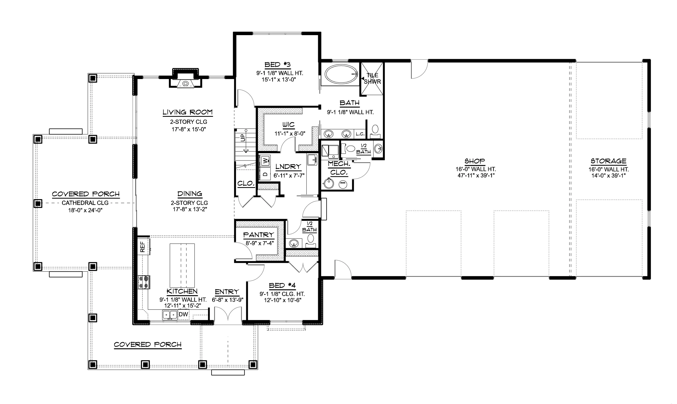 BG-20039 Ashworth Barndominium House Plan - Image 9