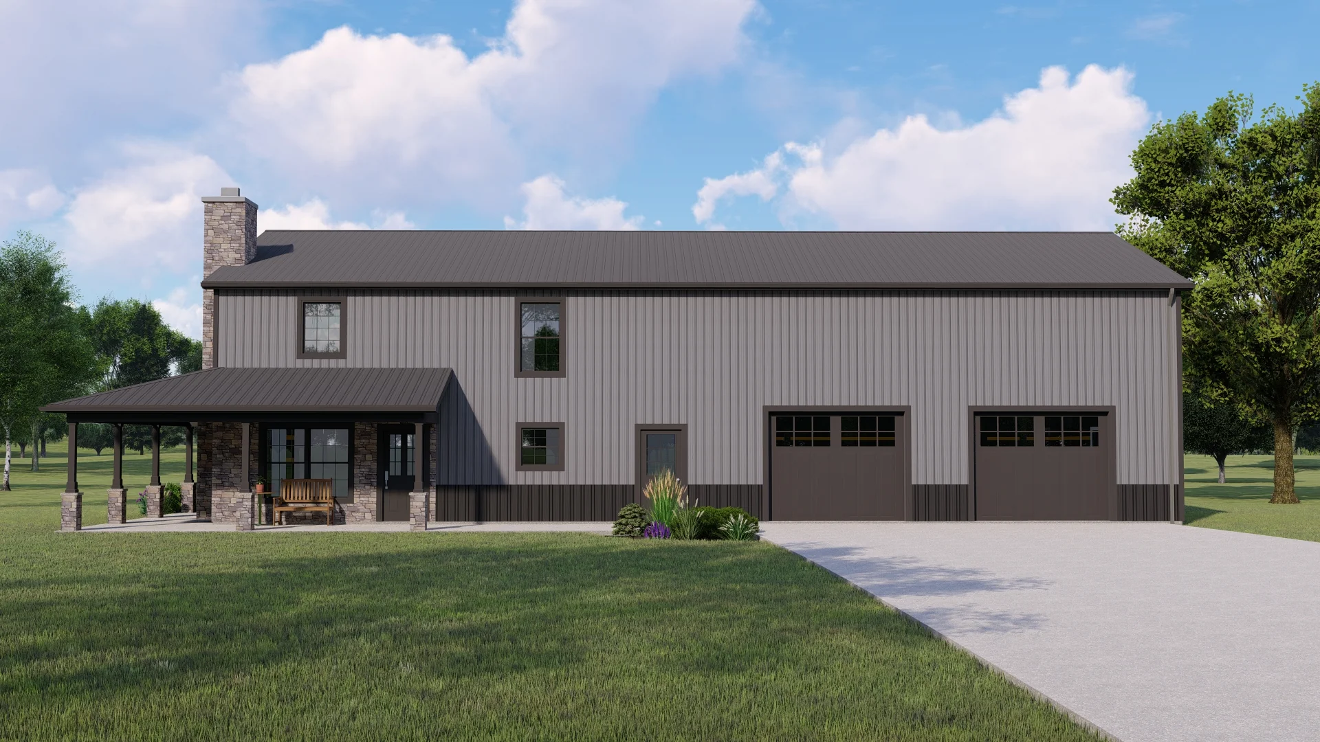BG-20040 Clarendon Barndominium House Plan - Image 5