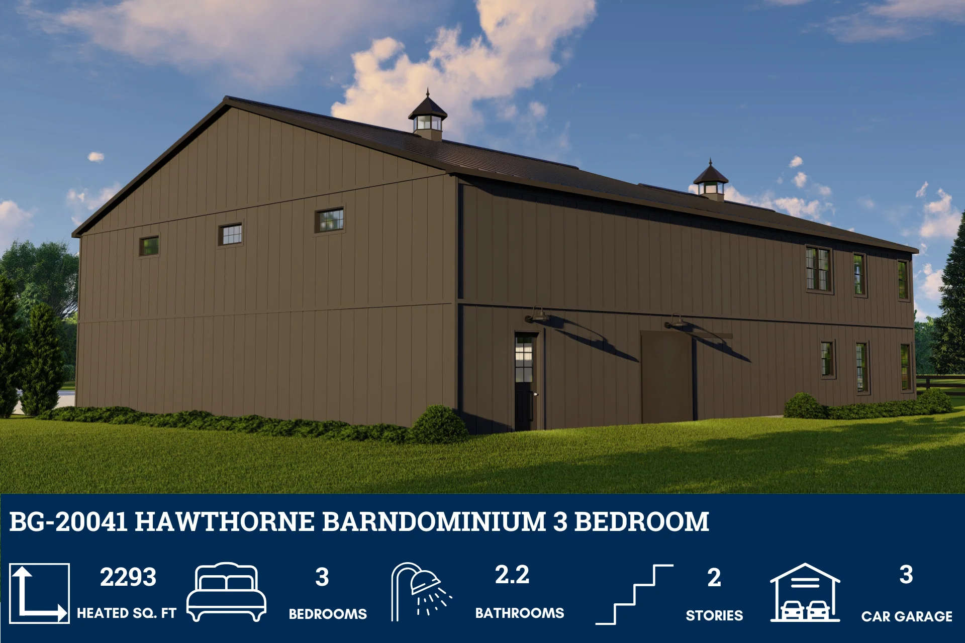 BG-20041 Hawthorne Barndominium House Plan - Image 5