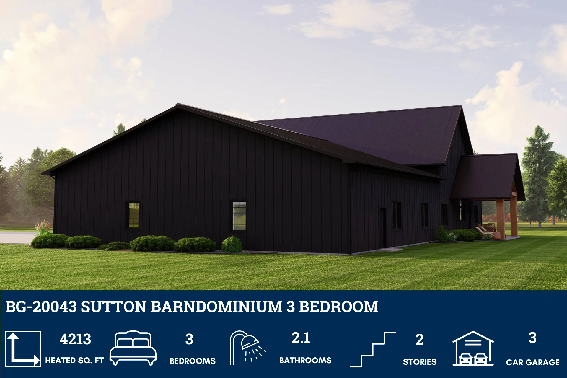 BG-20043 Sutton Barndominium House Plan - Image 5