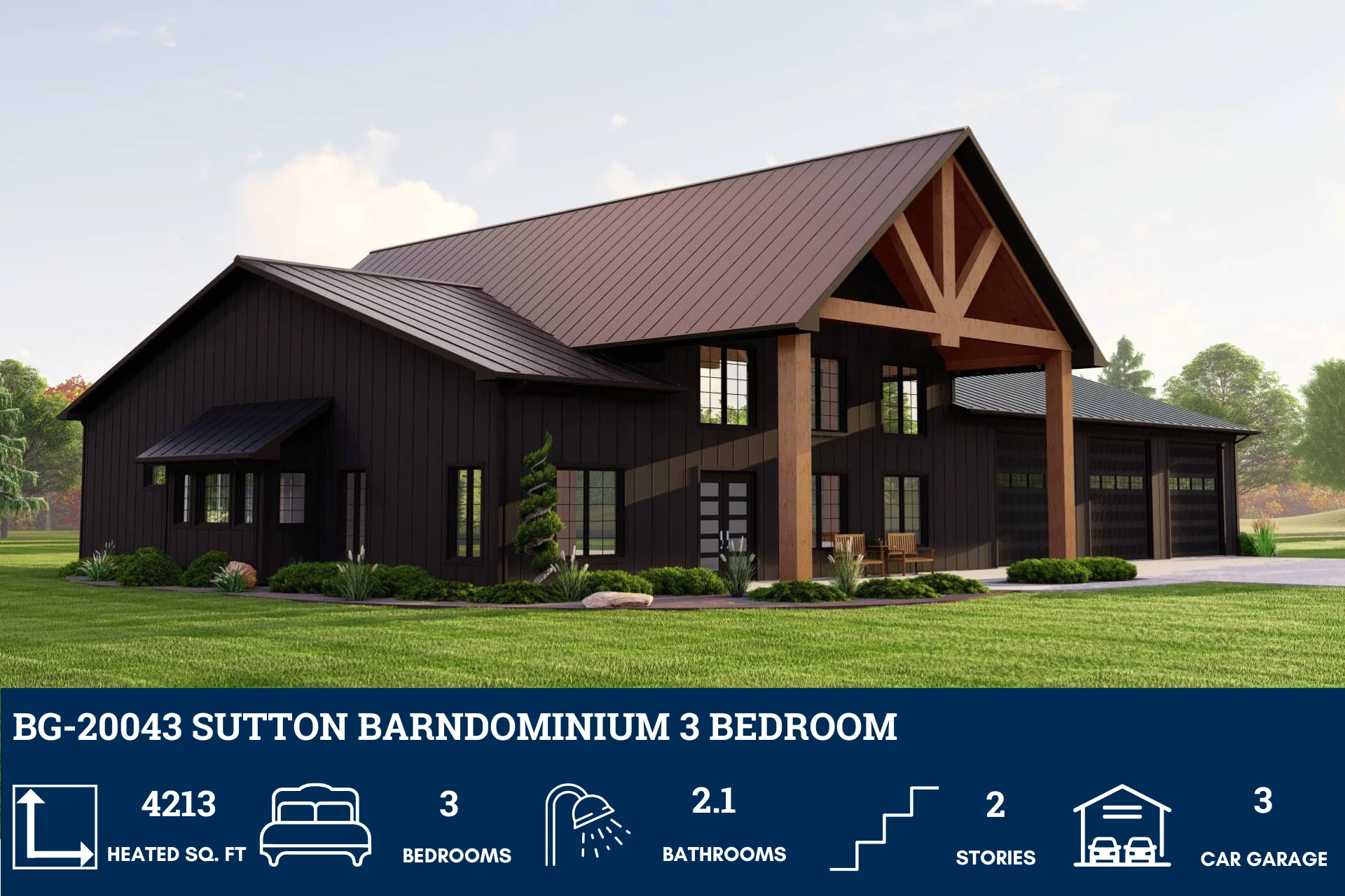 BG-20043 Sutton Barndominium House Plan - Image 6