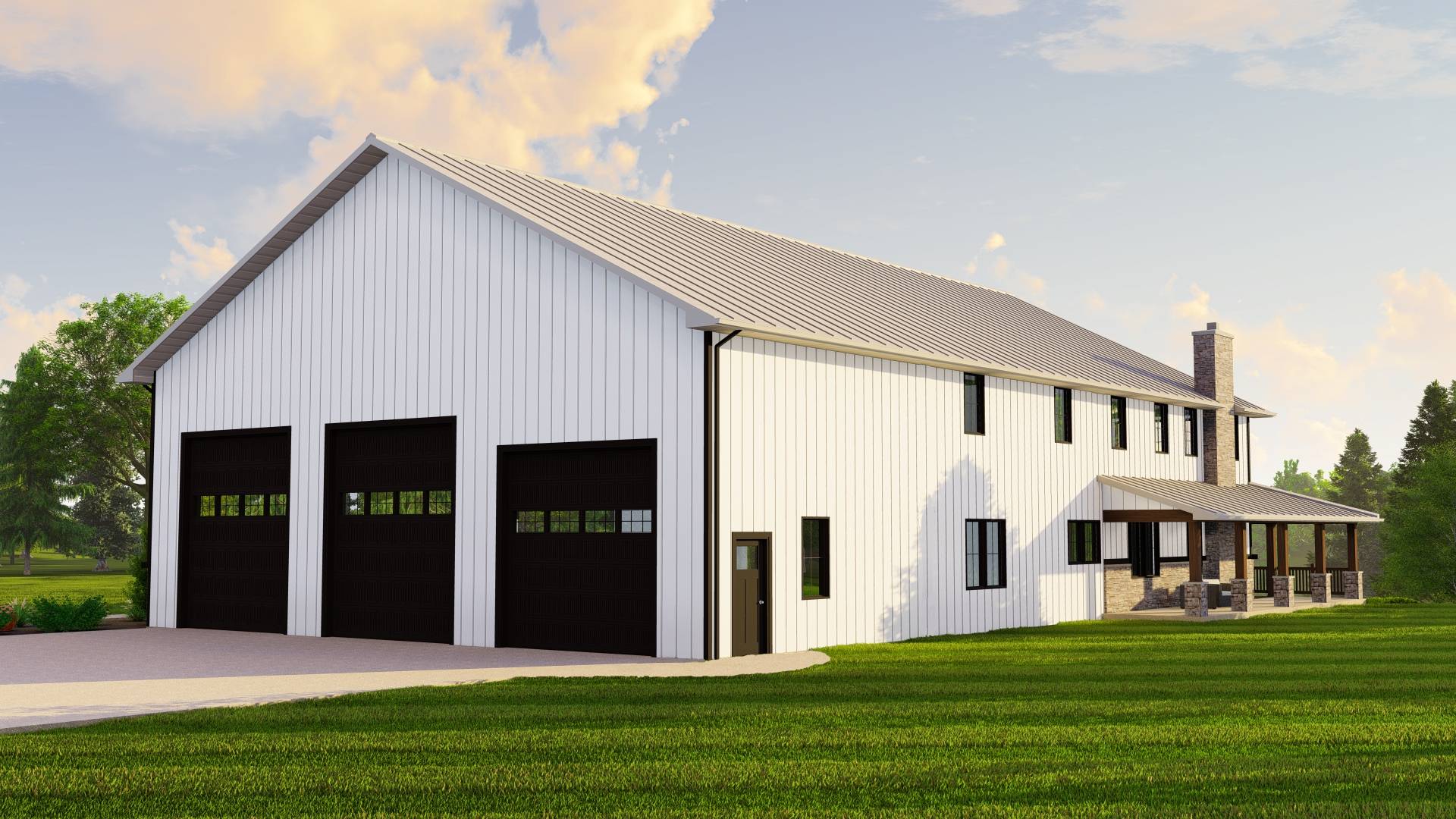 BG-20044 Aldridge Barndominium House Plan - Image 11
