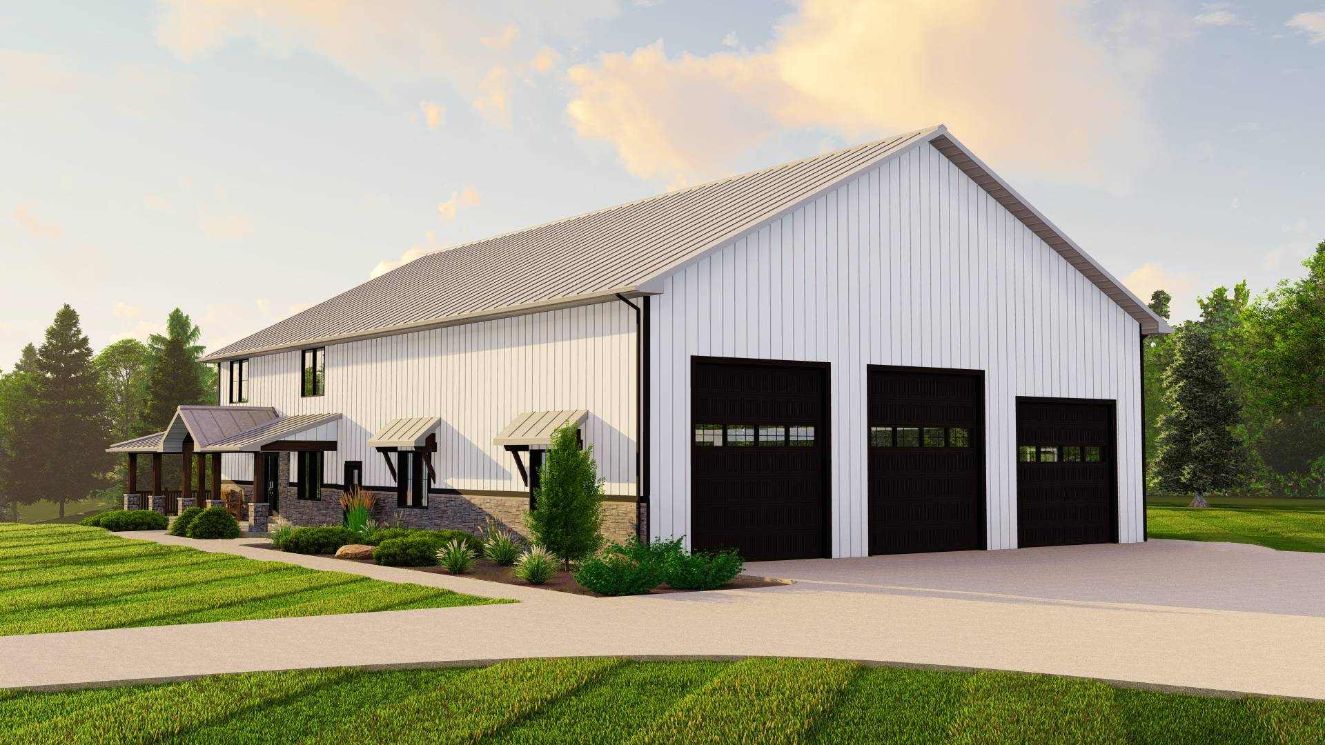 BG-20044 Aldridge Barndominium House Plan - Image 12