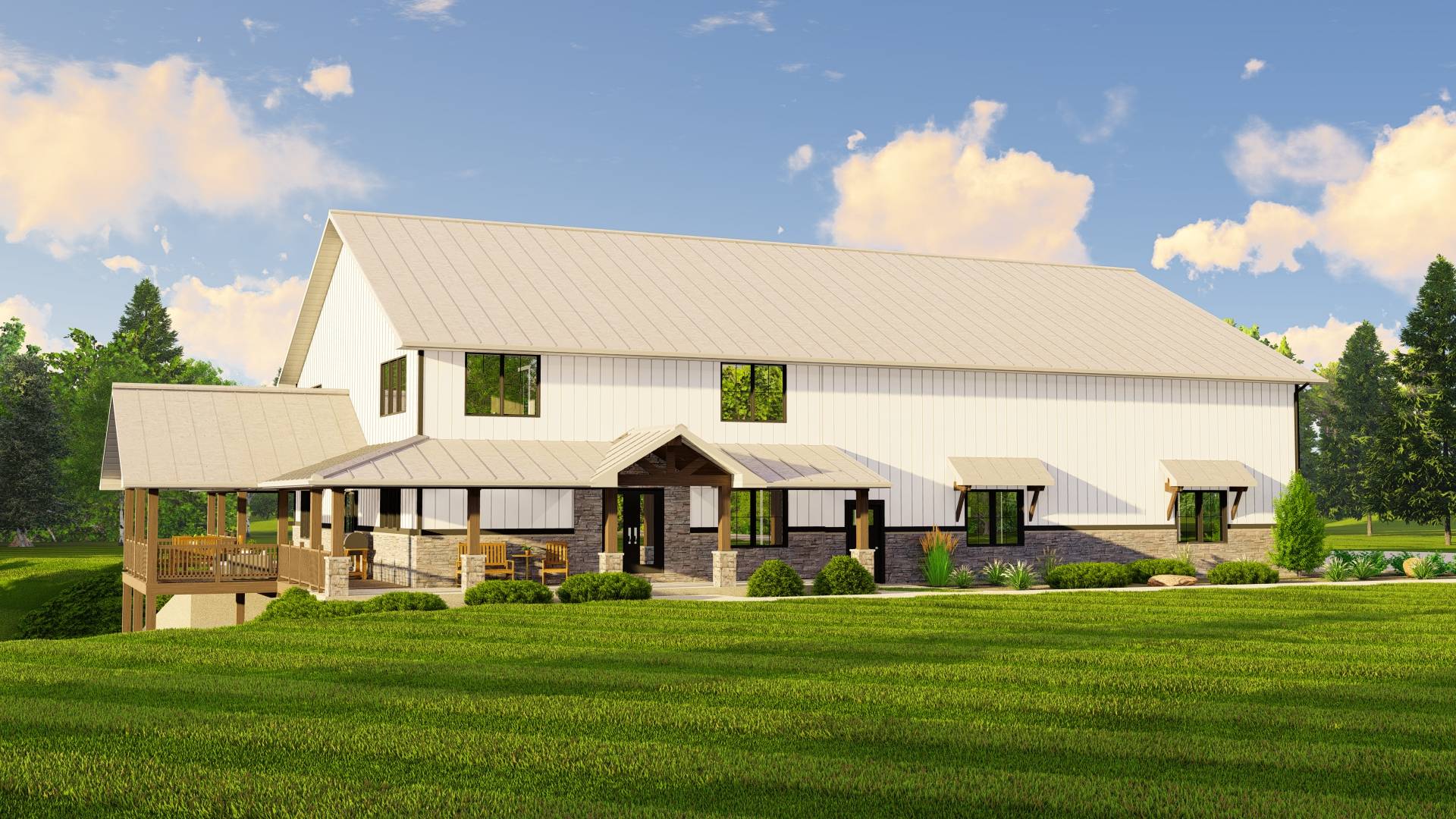 BG-20044 Aldridge Barndominium House Plan - Image 7