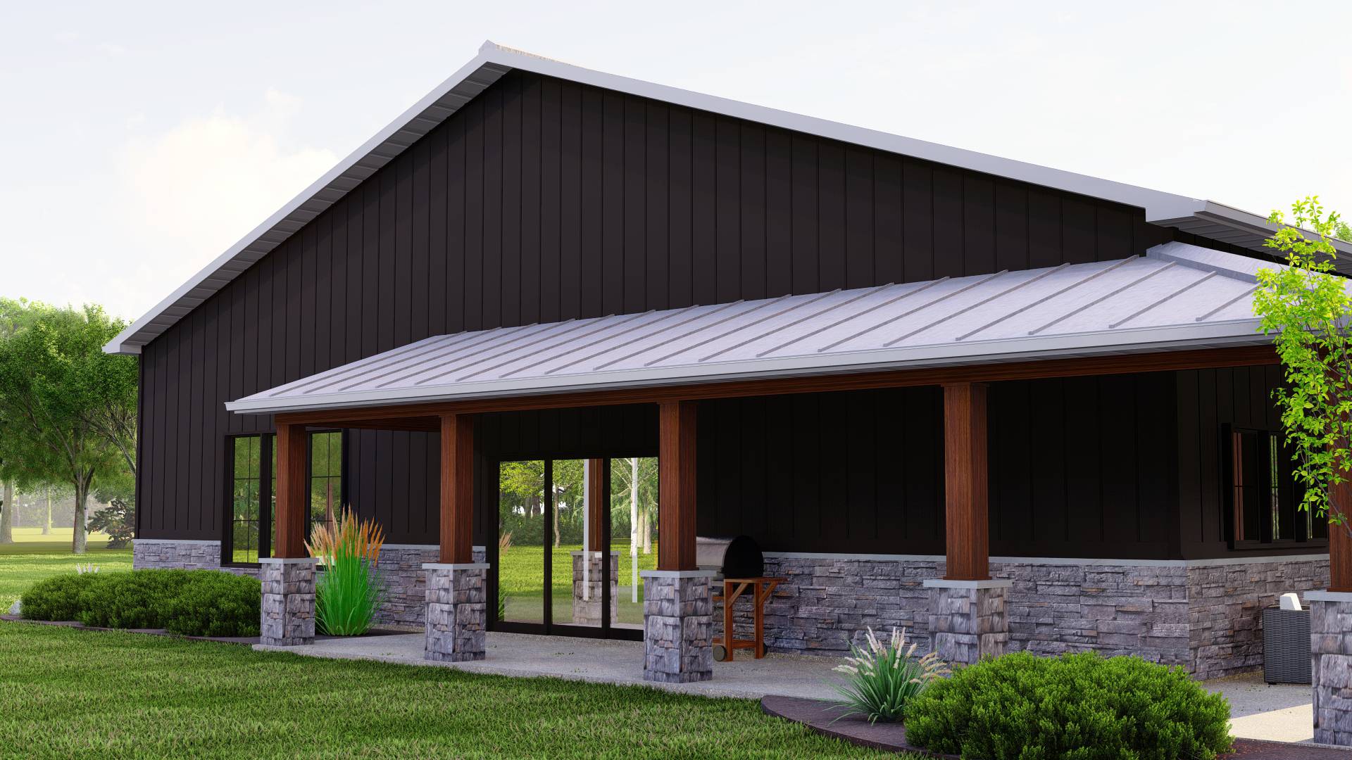 BG-20045 Claremont Barndominium House Plan - Image 10