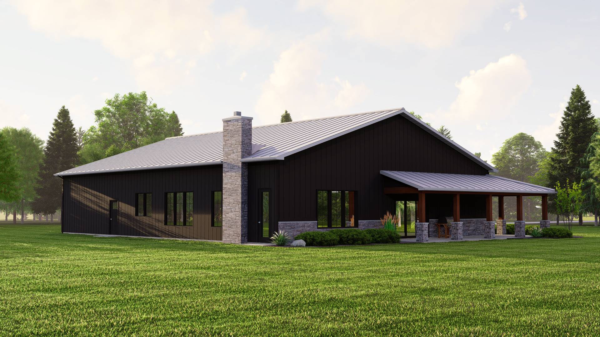BG-20045 Claremont Barndominium House Plan - Image 11