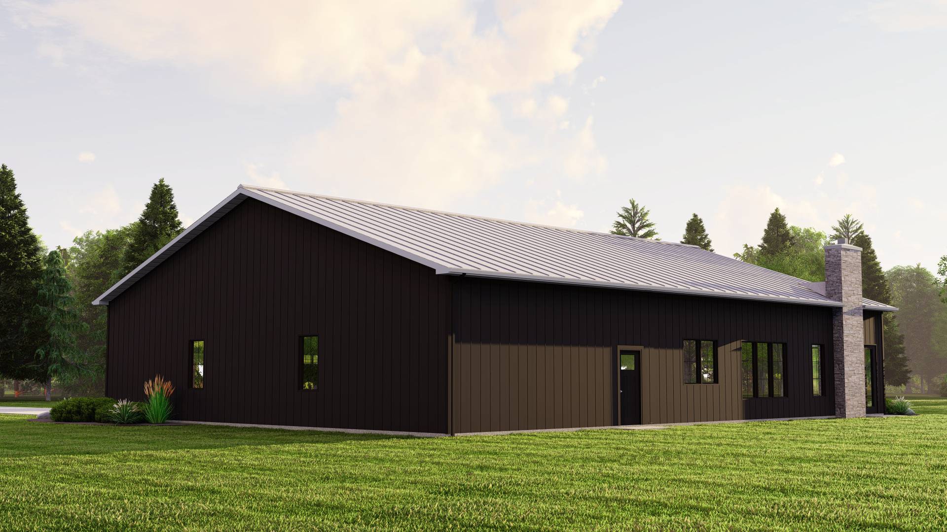 BG-20045 Claremont Barndominium House Plan - Image 12