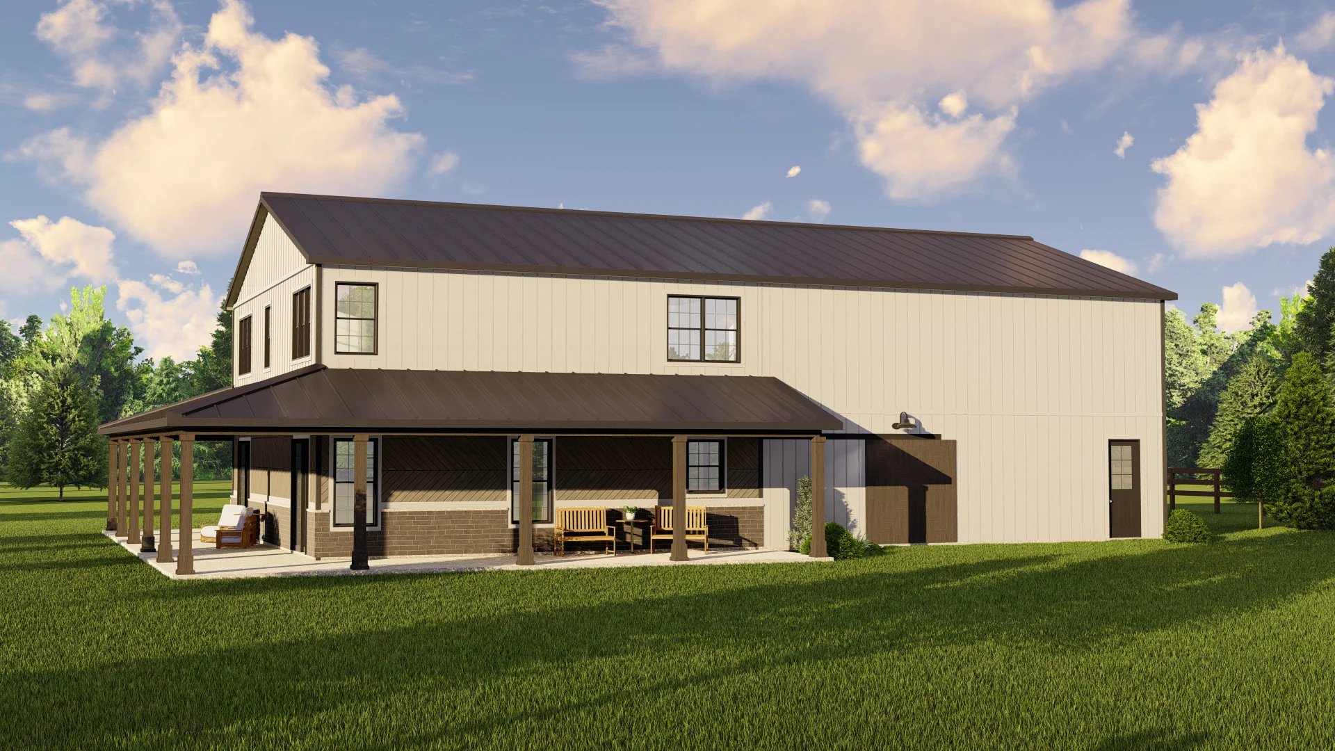 BG-20046 Delano Barndominium House Plan - Image 11