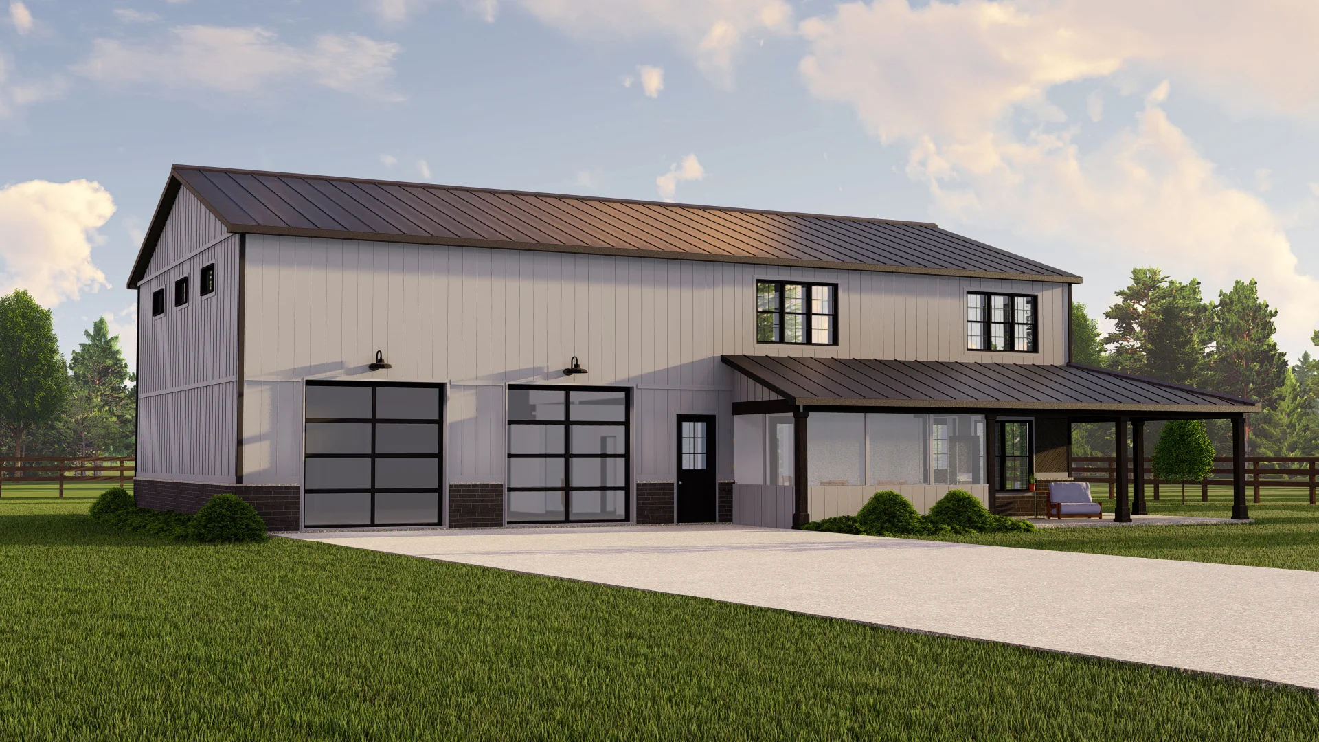 BG-20046 Delano Barndominium House Plan - Image 7