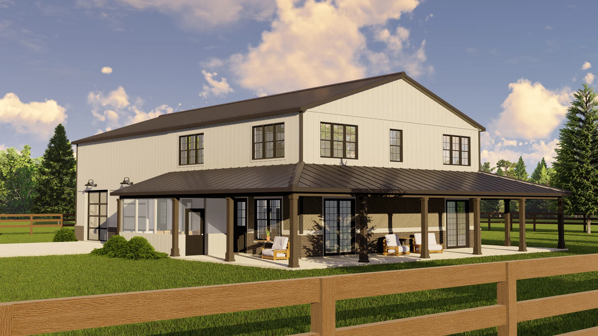 BG-20046 Delano Barndominium House Plan - Image 8
