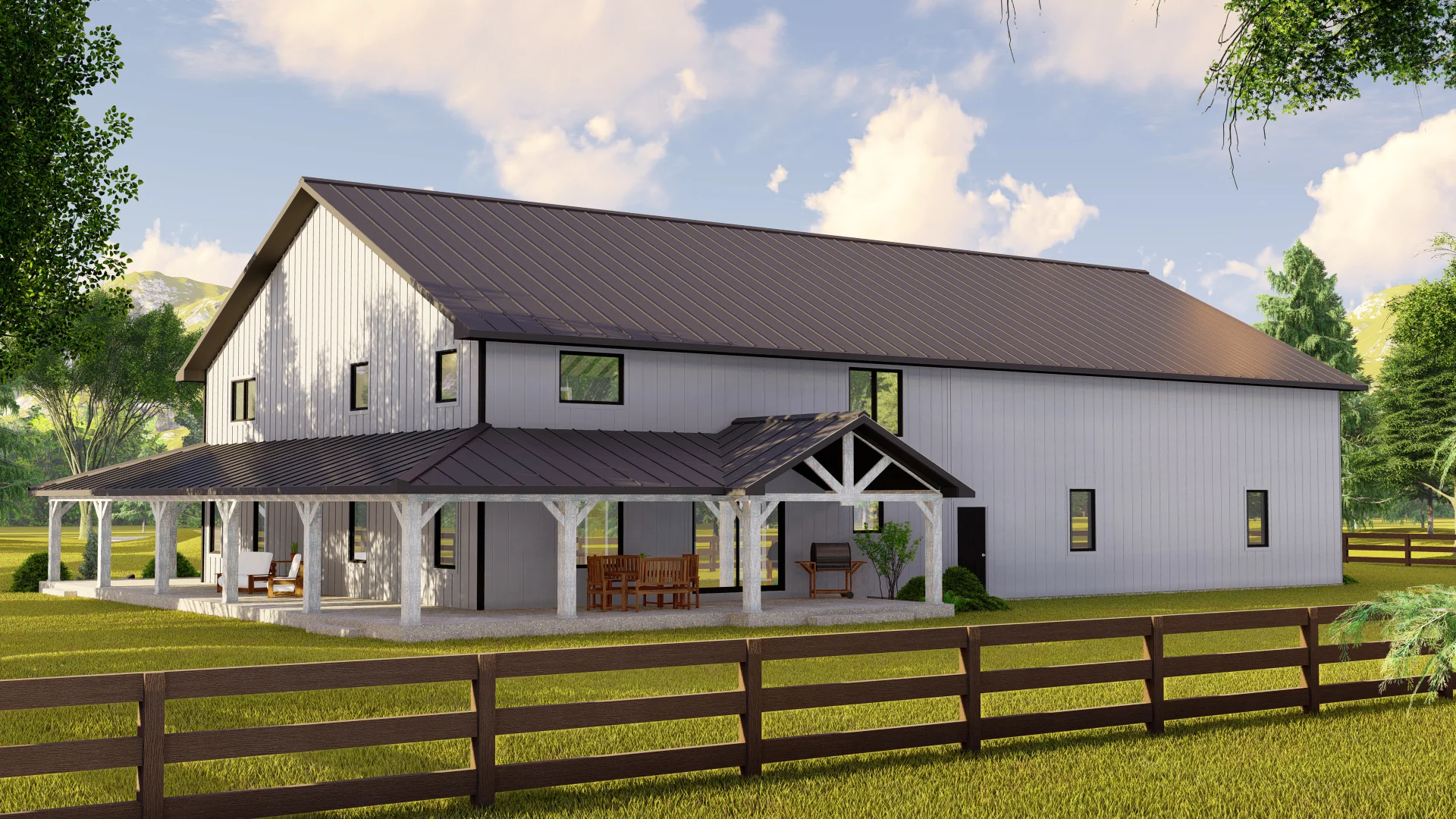 BG-20047 Ellsworth Barndominium House Plan - Image 12
