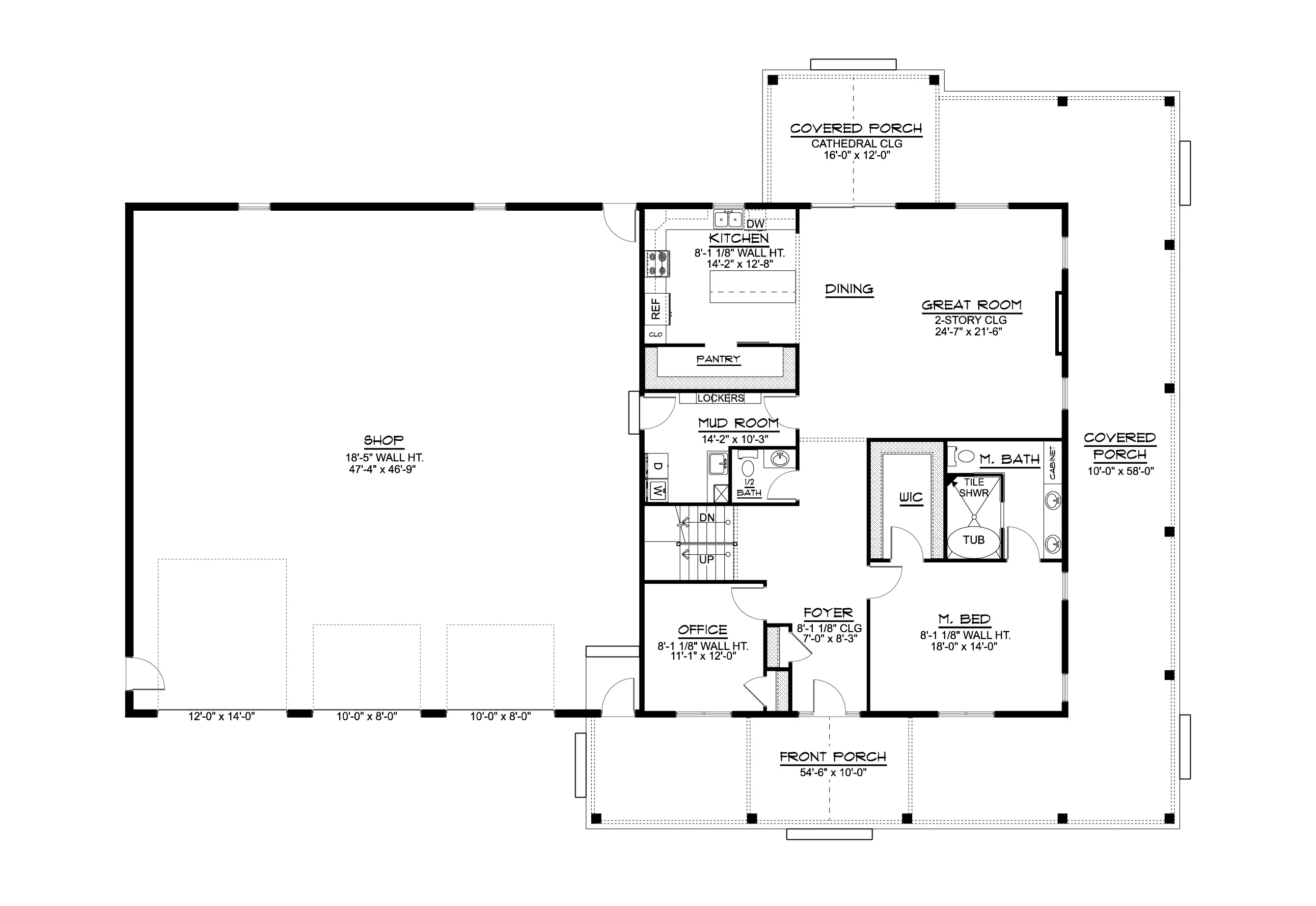 BG-20047 Ellsworth Barndominium House Plan - Image 13