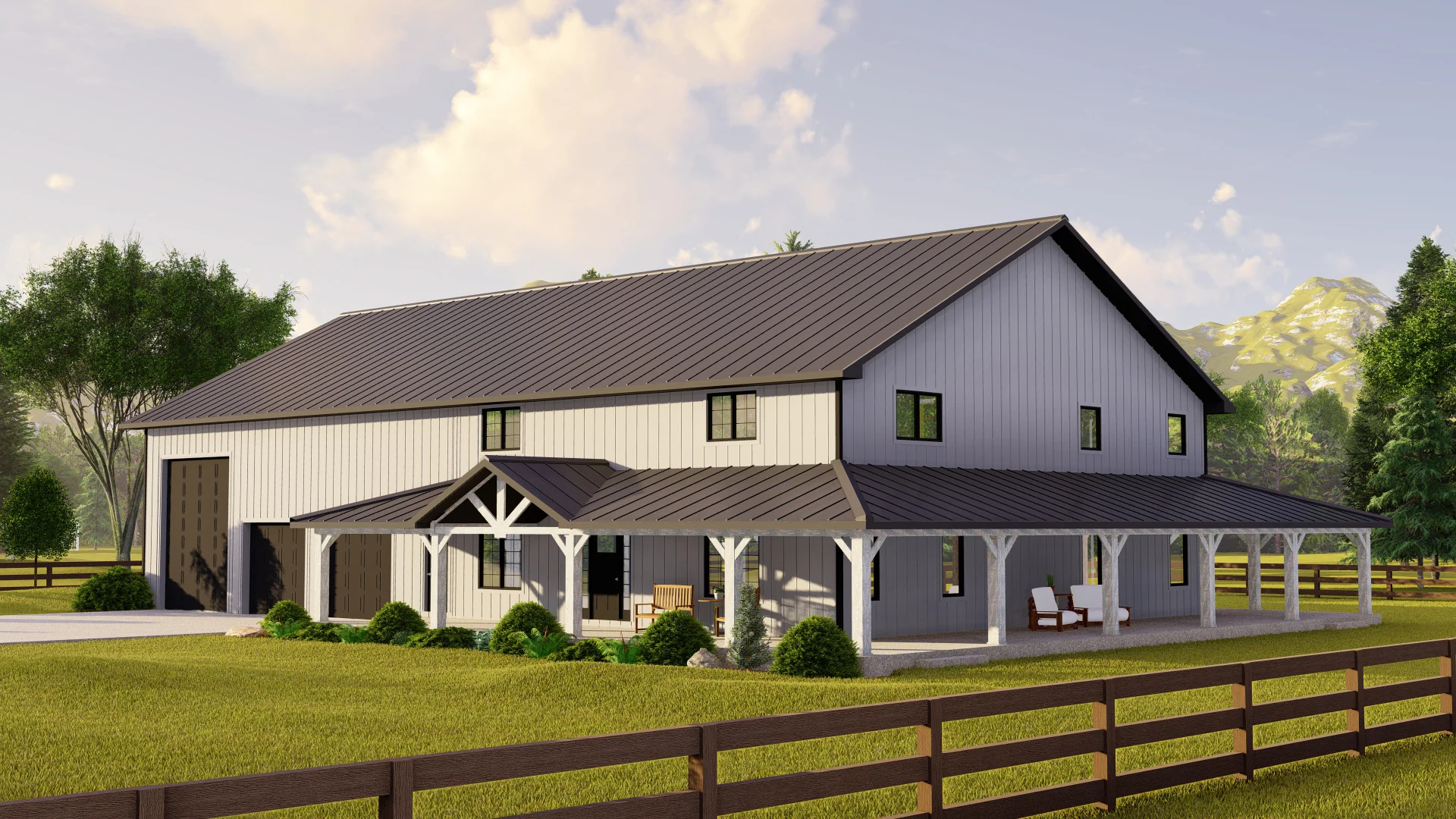 BG-20047 Ellsworth Barndominium House Plan - Image 9