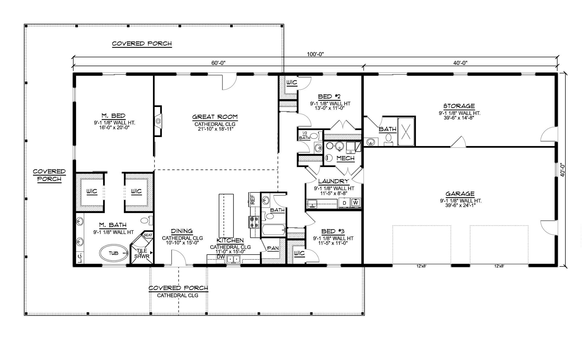 BG-20048 Glenwood Barndominium House Plan - Image 11