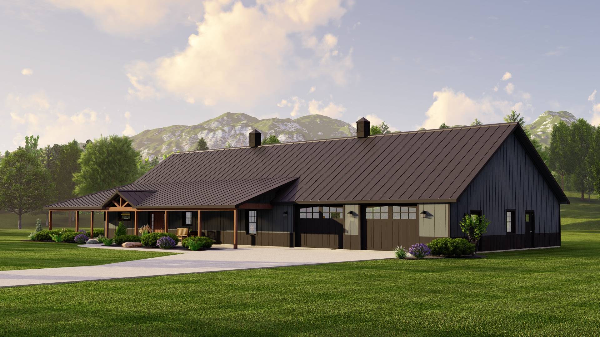 BG-20048 Glenwood Barndominium House Plan - Image 6