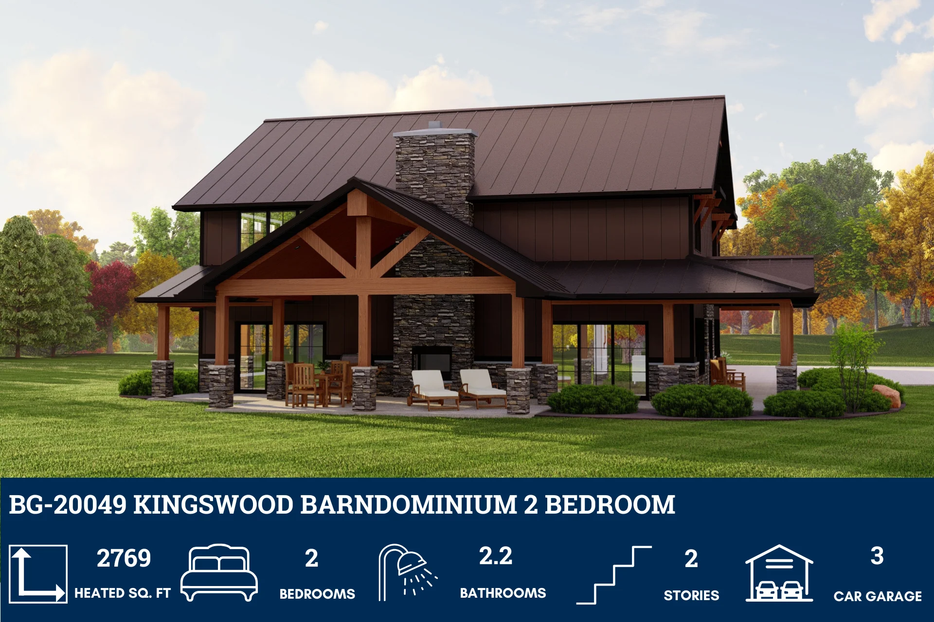 BG-20049 Kingswood Barndominium House Plan - Image 4