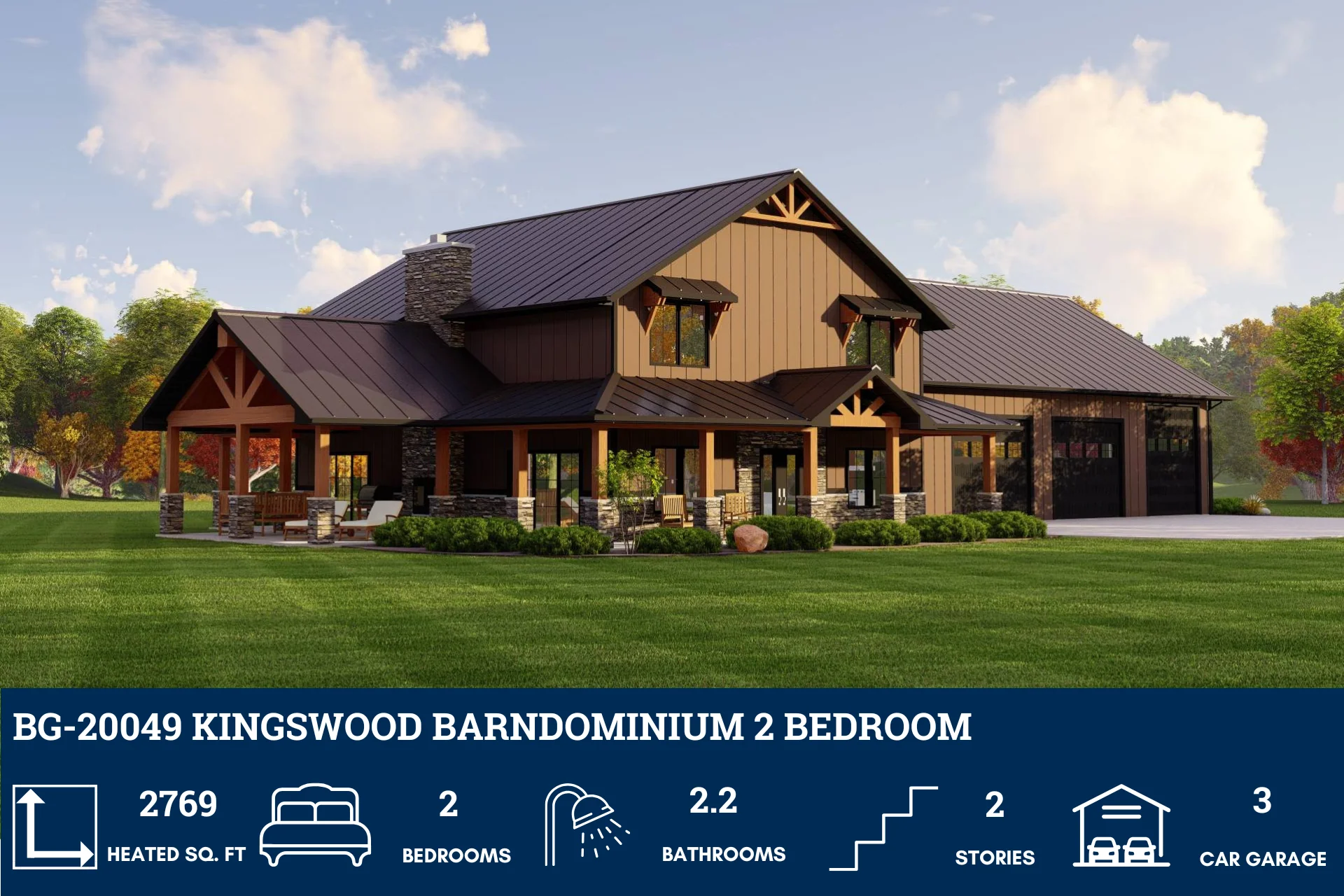 BG-20049 Kingswood Barndominium House Plan - Image 5