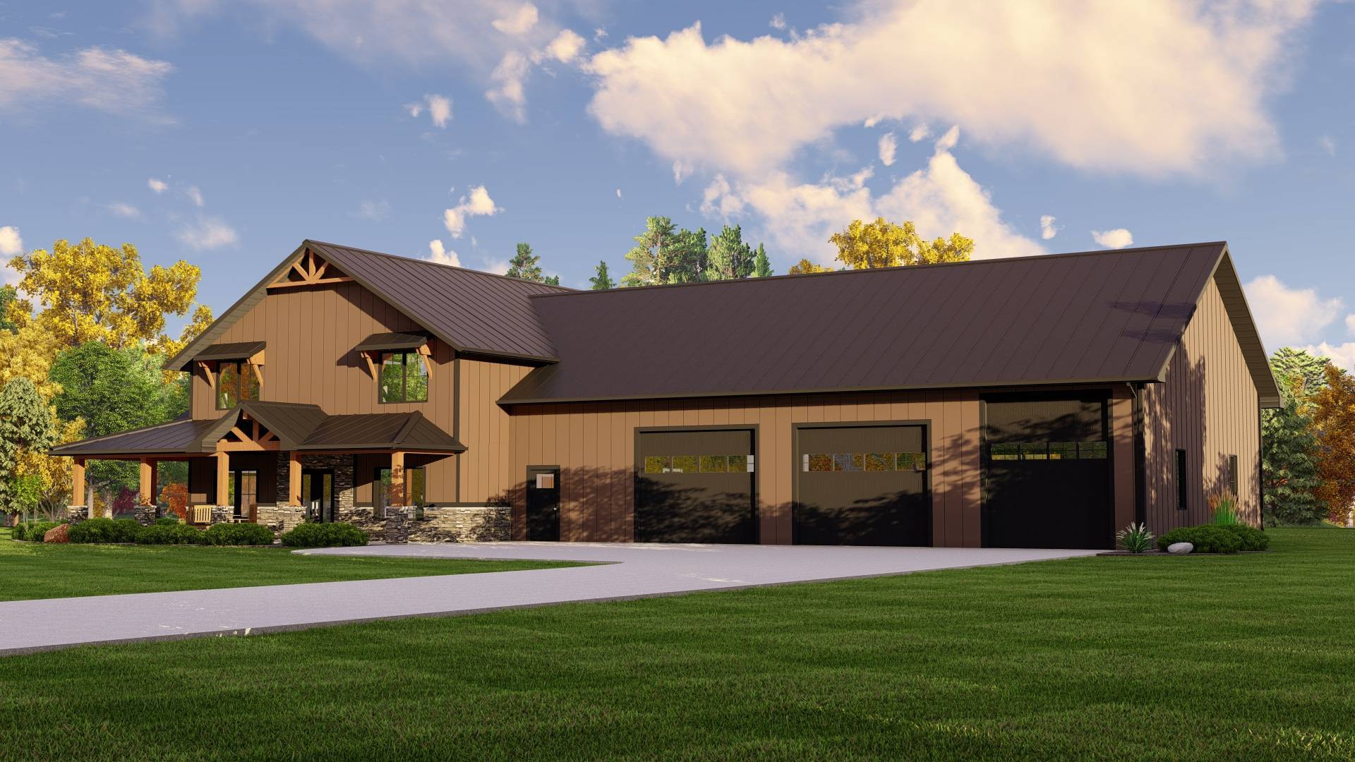 BG-20049 Kingswood Barndominium House Plan - Image 6