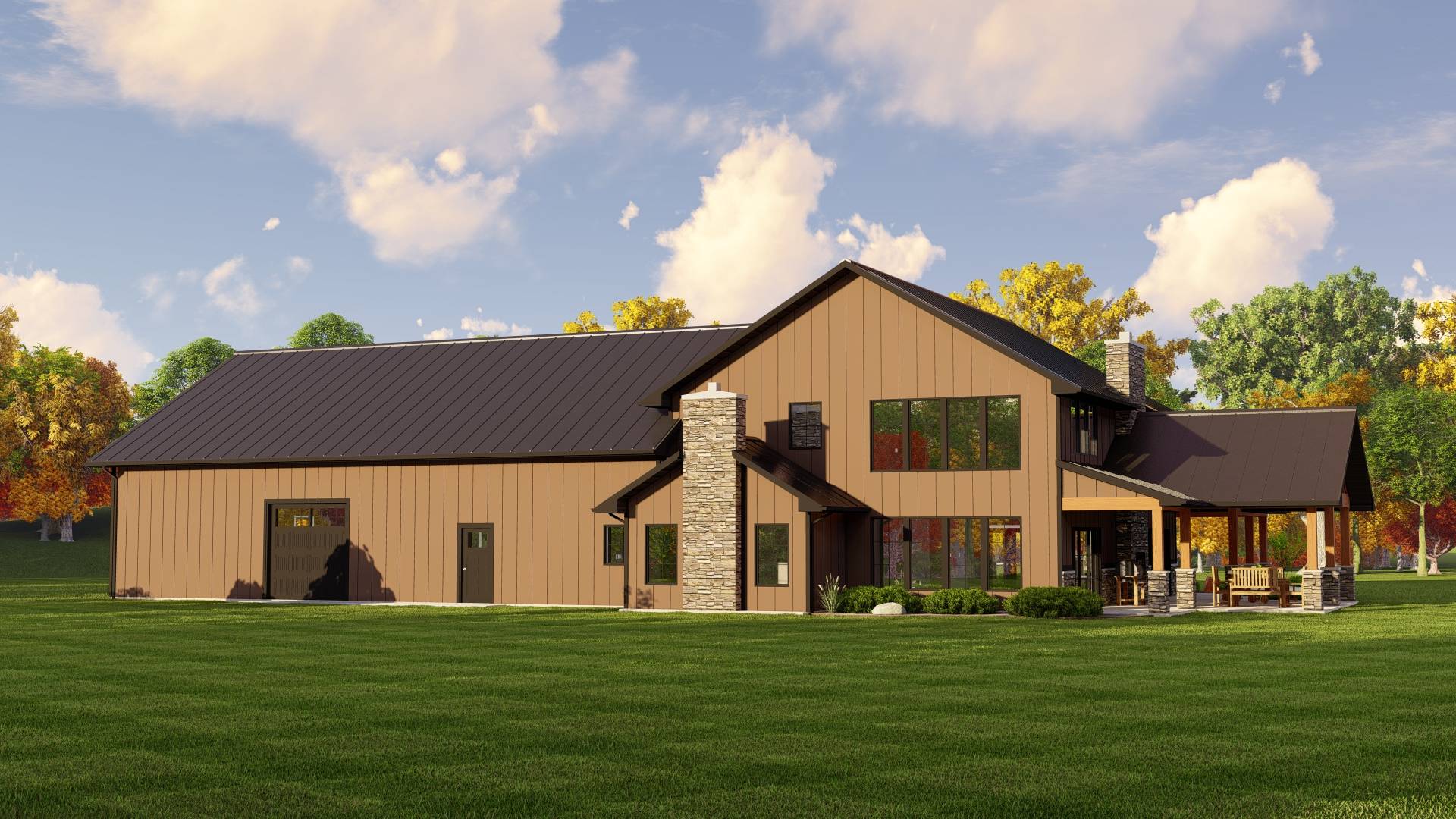 BG-20049 Kingswood Barndominium House Plan - Image 8