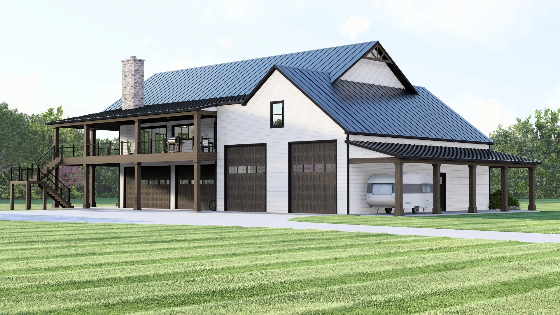 BG-20051 Darby Barndominium House Plan - Image 12