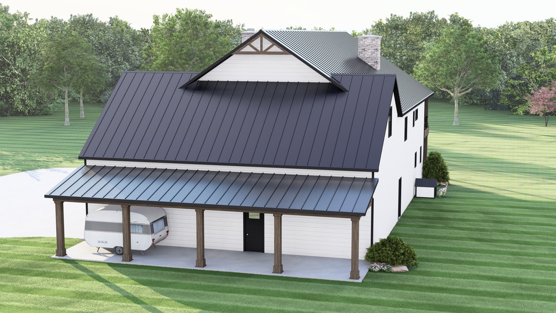 BG-20051 Darby Barndominium House Plan - Image 14