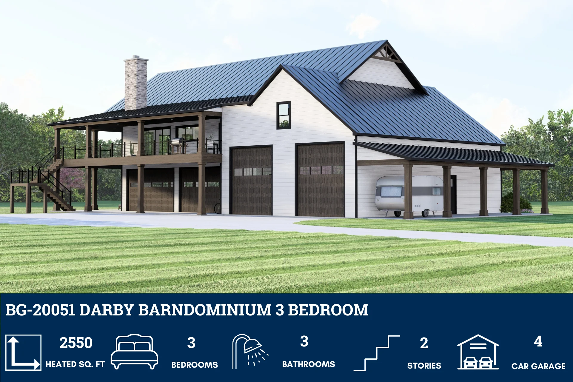 BG-20051 Darby Barndominium House Plan - Image 5