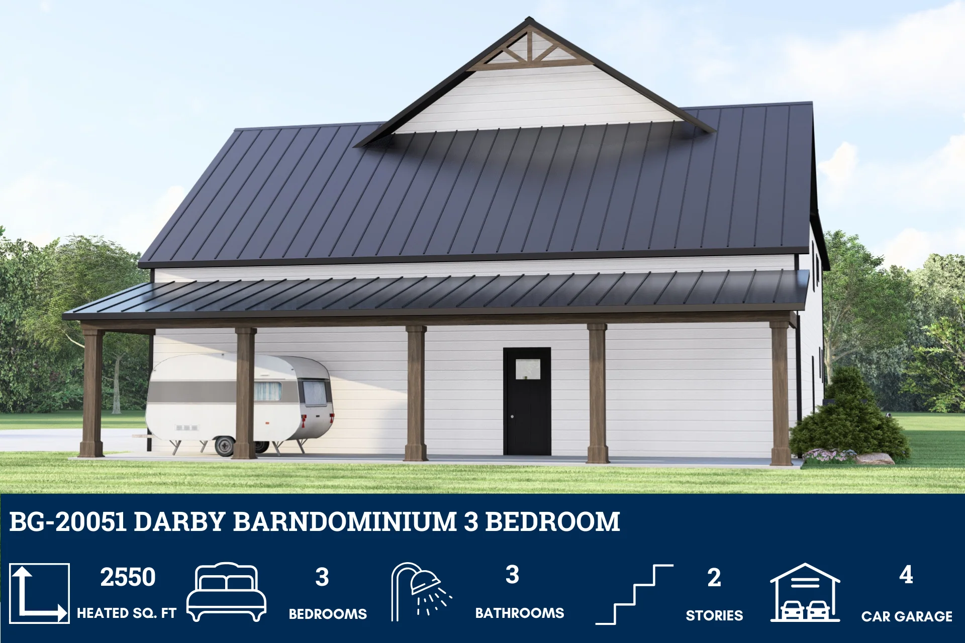 BG-20051 Darby Barndominium House Plan - Image 6