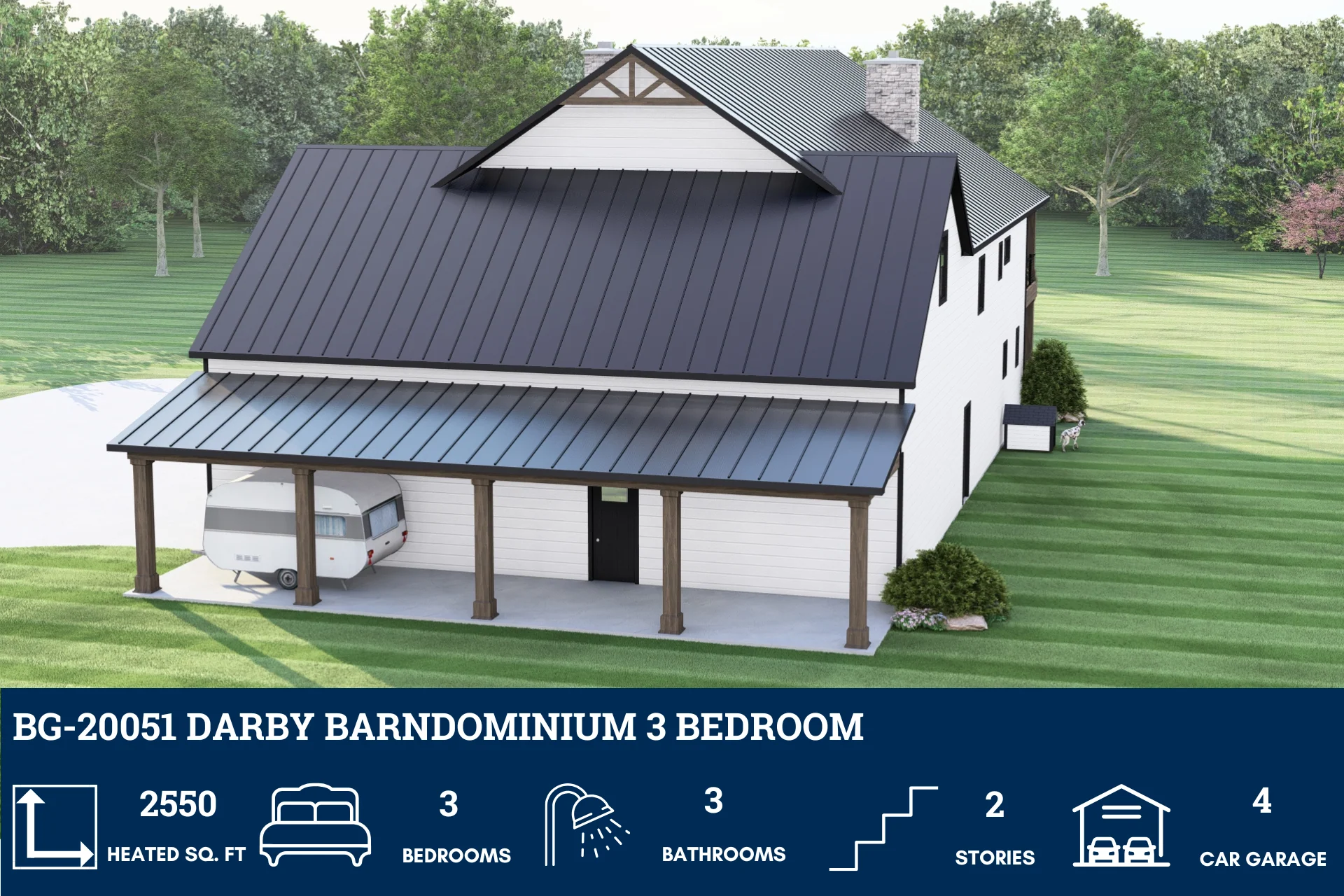 BG-20051 Darby Barndominium House Plan - Image 7