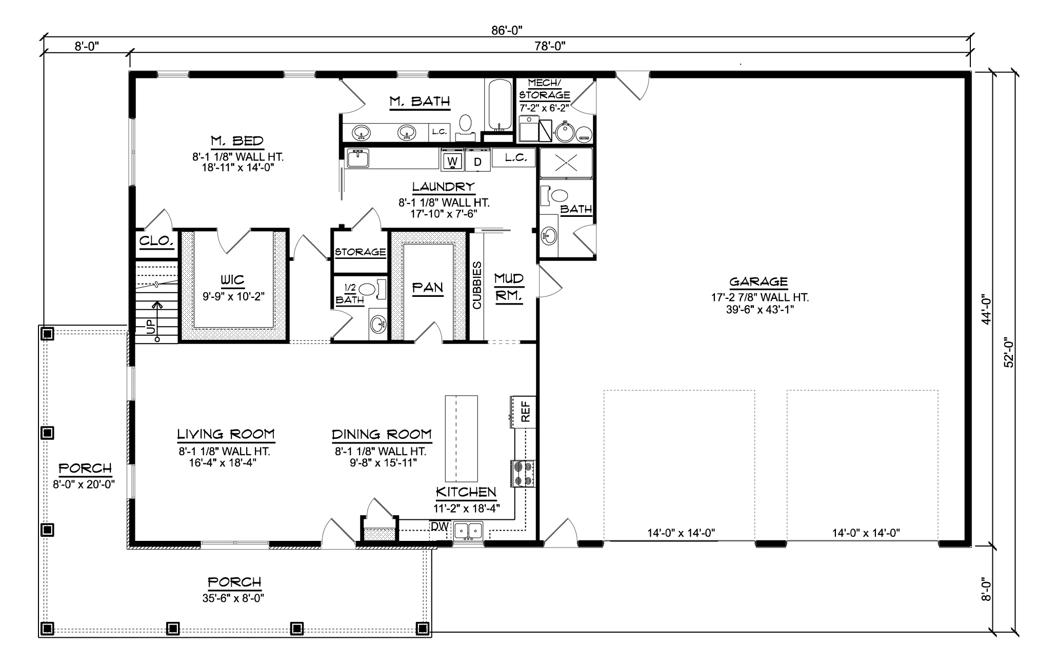 BG-20054 Norwood Barndominium House Plan - Image 13