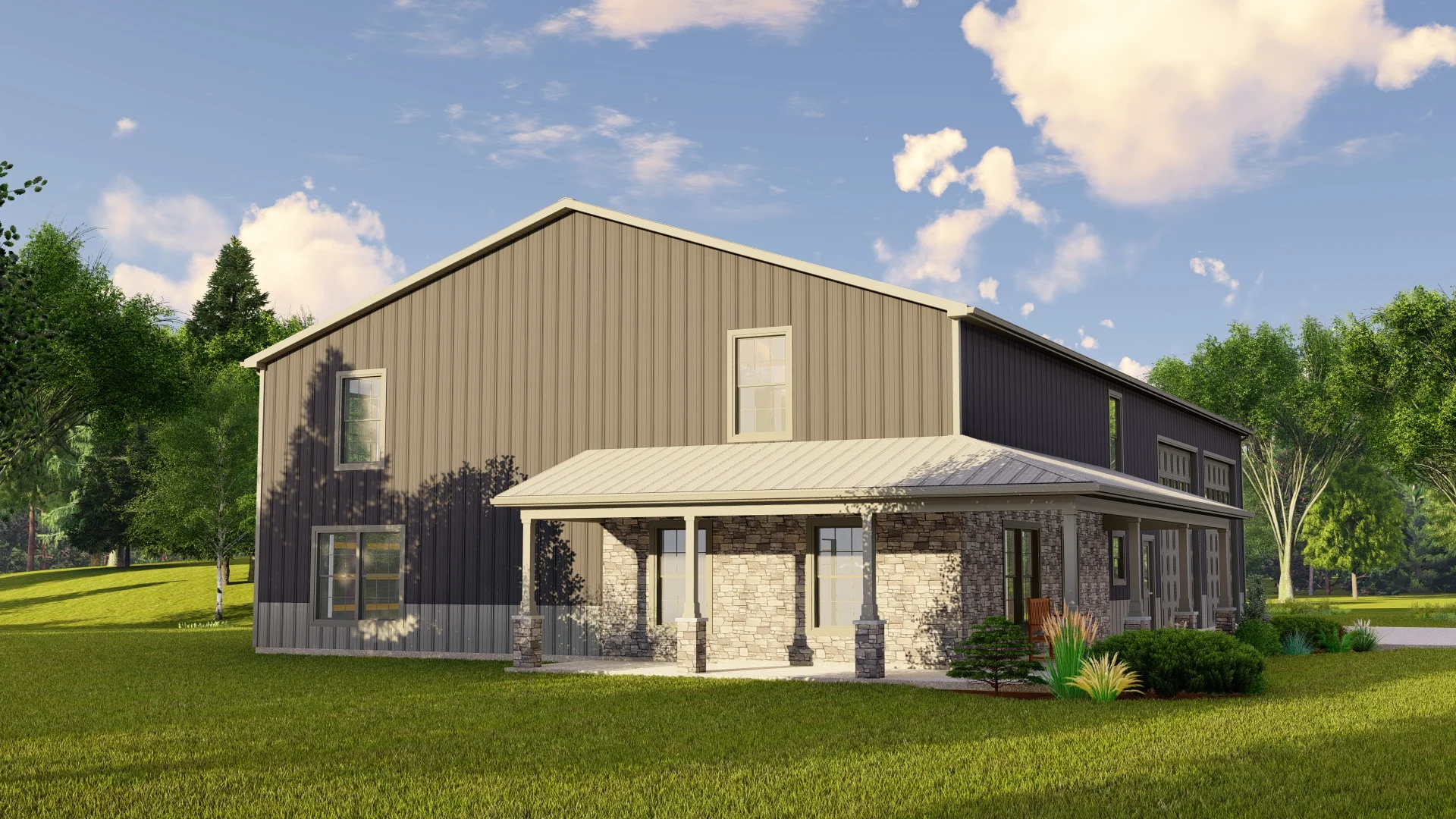 BG-20054 Norwood Barndominium House Plan - Image 6