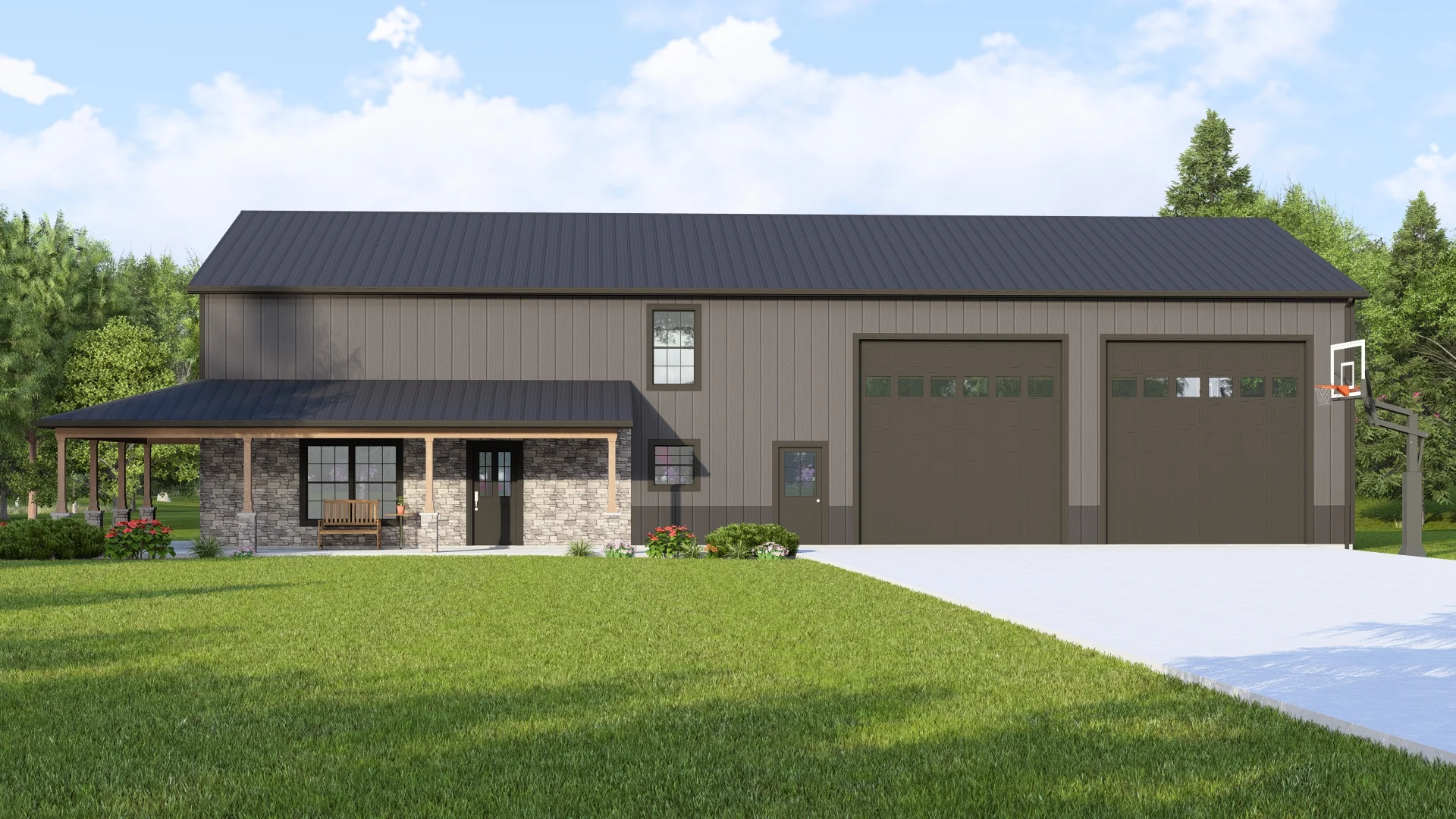 BG-20054 Norwood Barndominium House Plan - Image 8