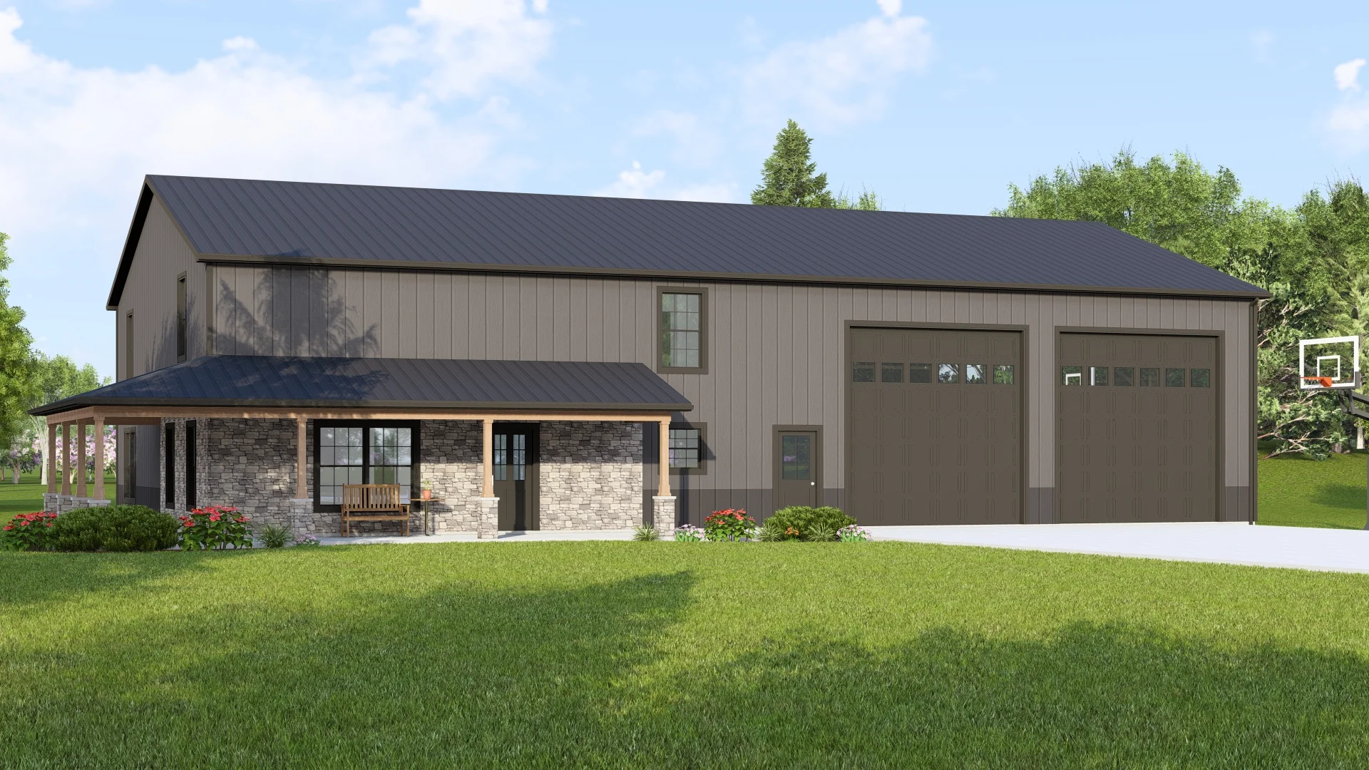 BG-20054 Norwood Barndominium House Plan - Image 9