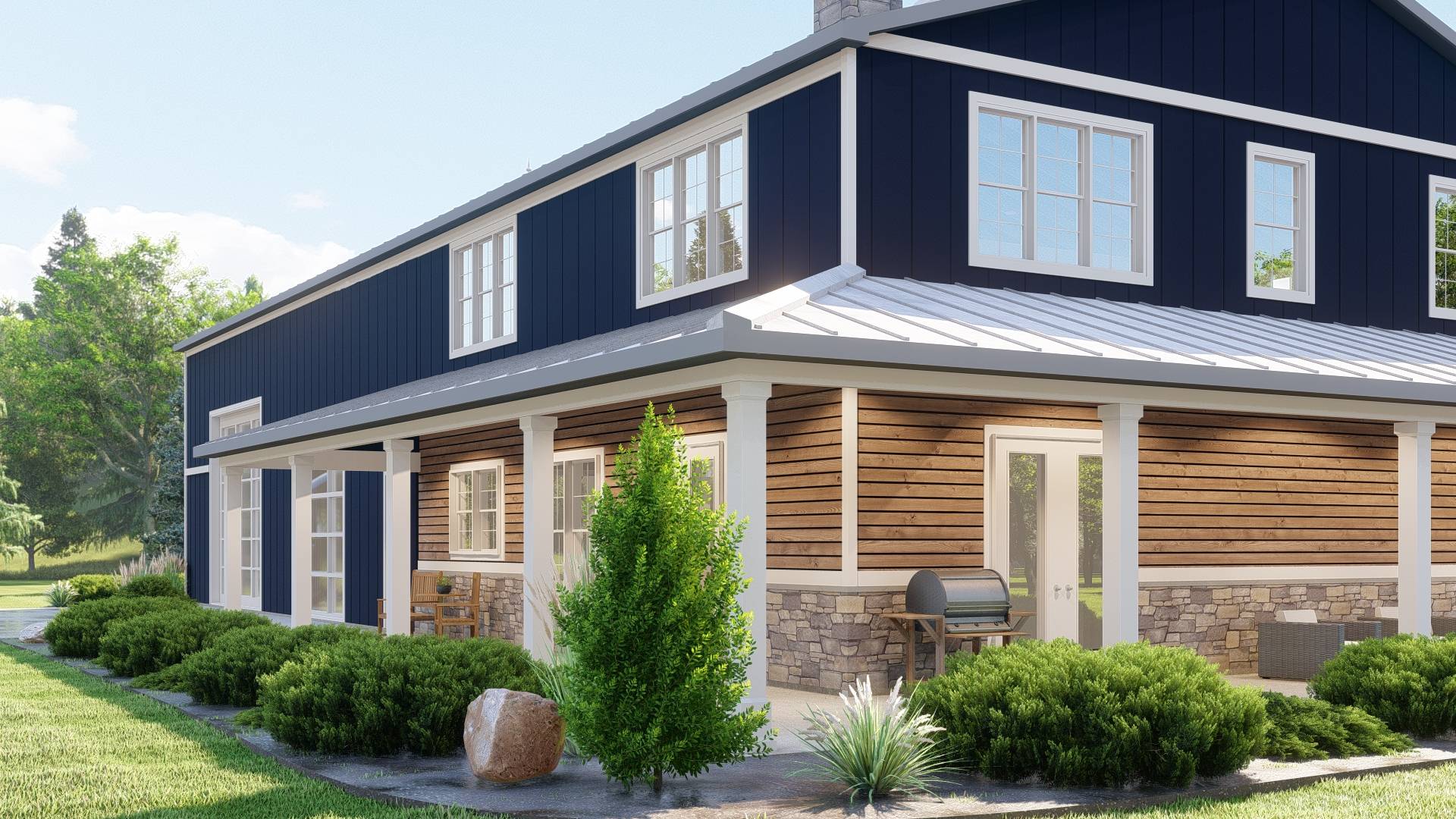 BG-20056 Ridgeline Barndominium House Plan - Image 11