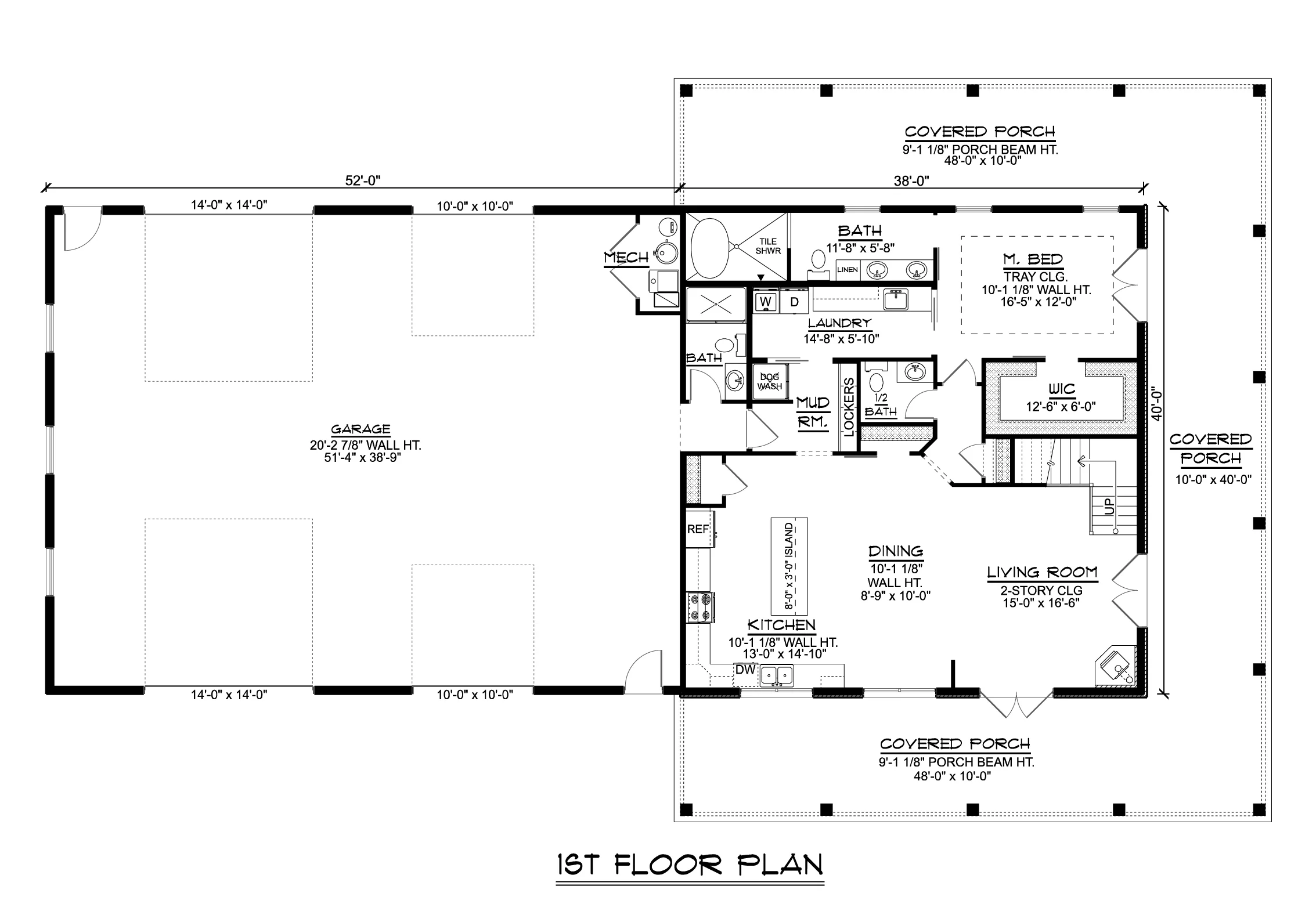 BG-20056 Ridgeline Barndominium House Plan - Image 12