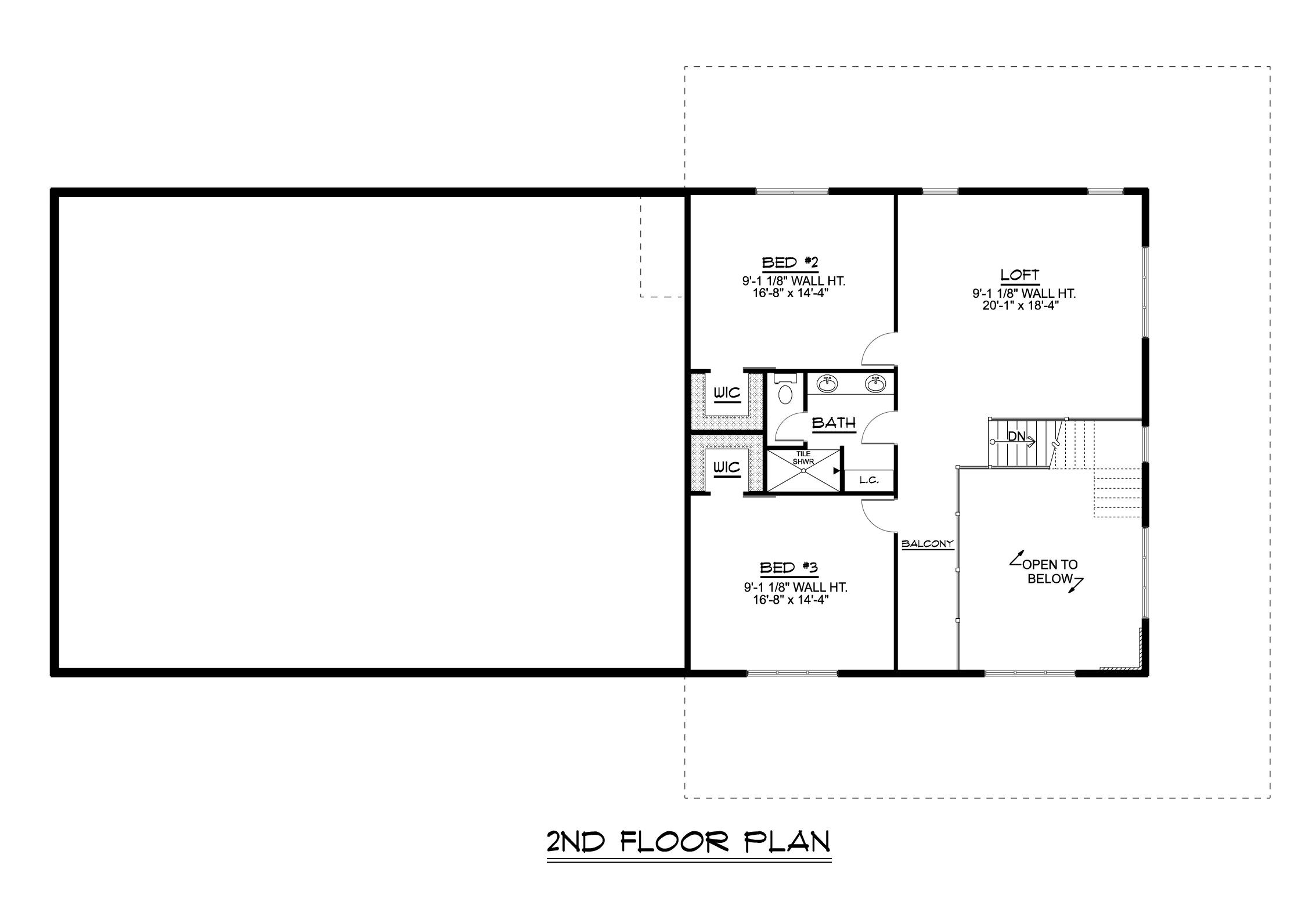 BG-20056 Ridgeline Barndominium House Plan - Image 13