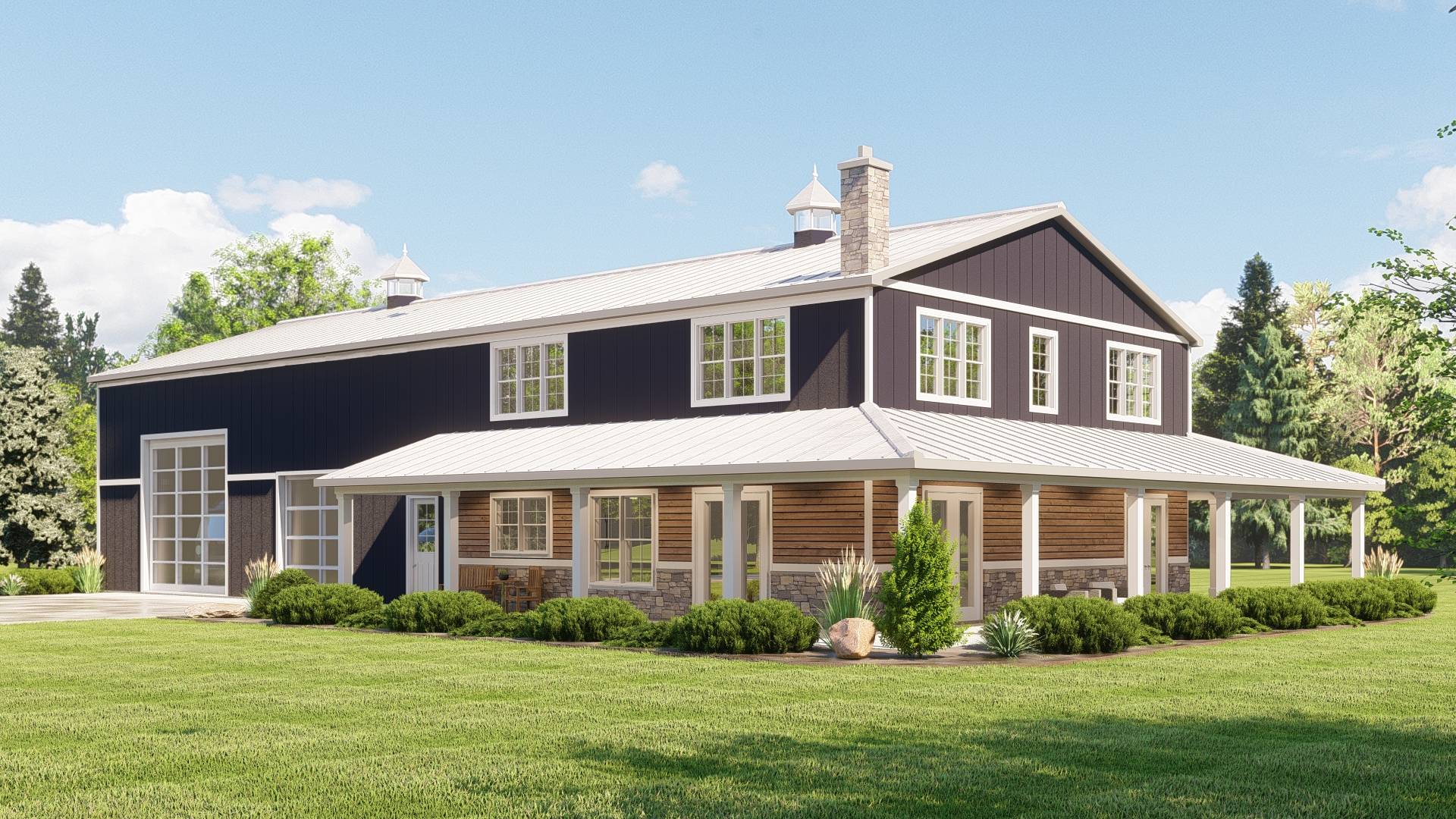 BG-20056 Ridgeline Barndominium House Plan - Image 7