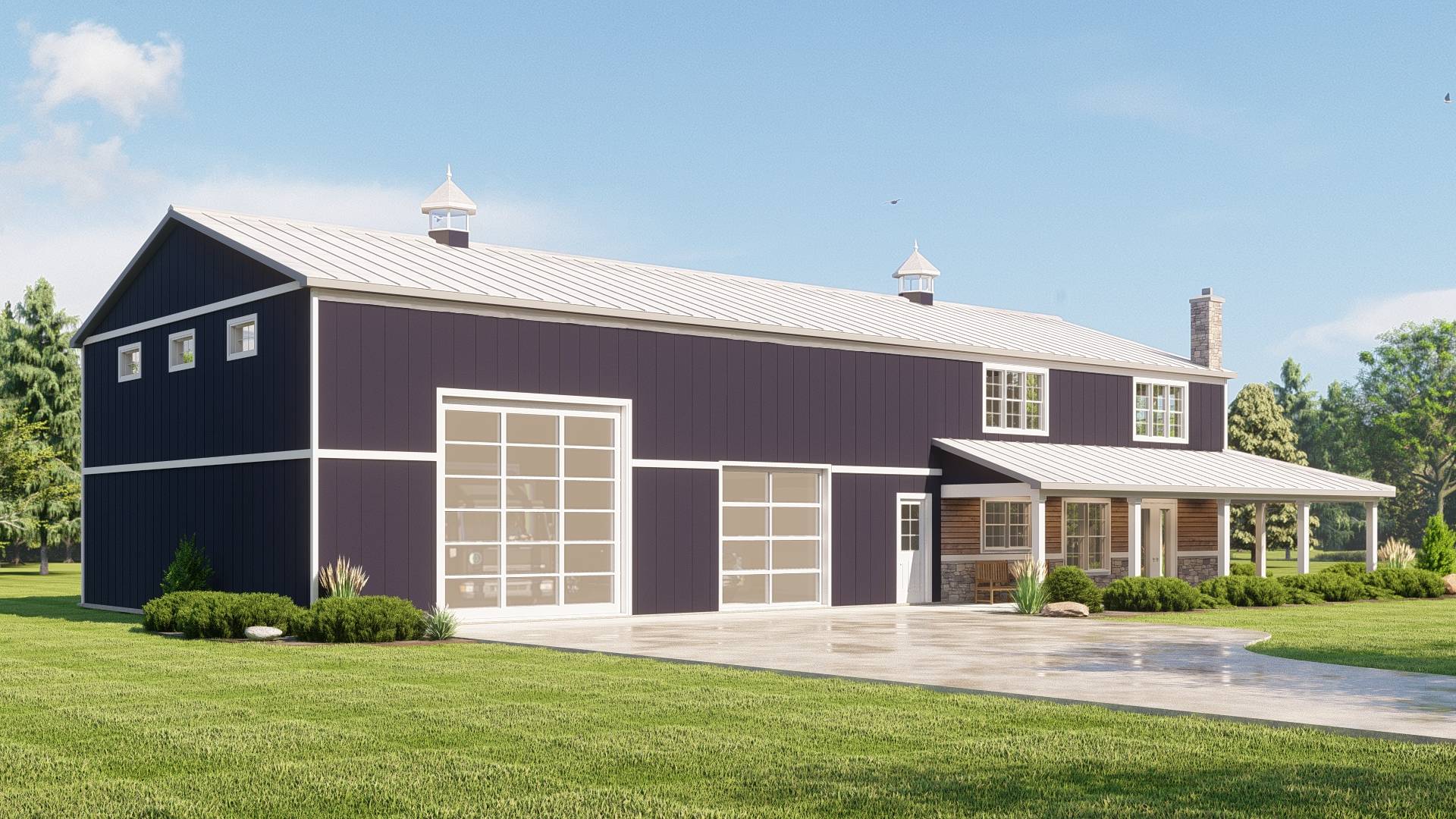 BG-20056 Ridgeline Barndominium House Plan - Image 9