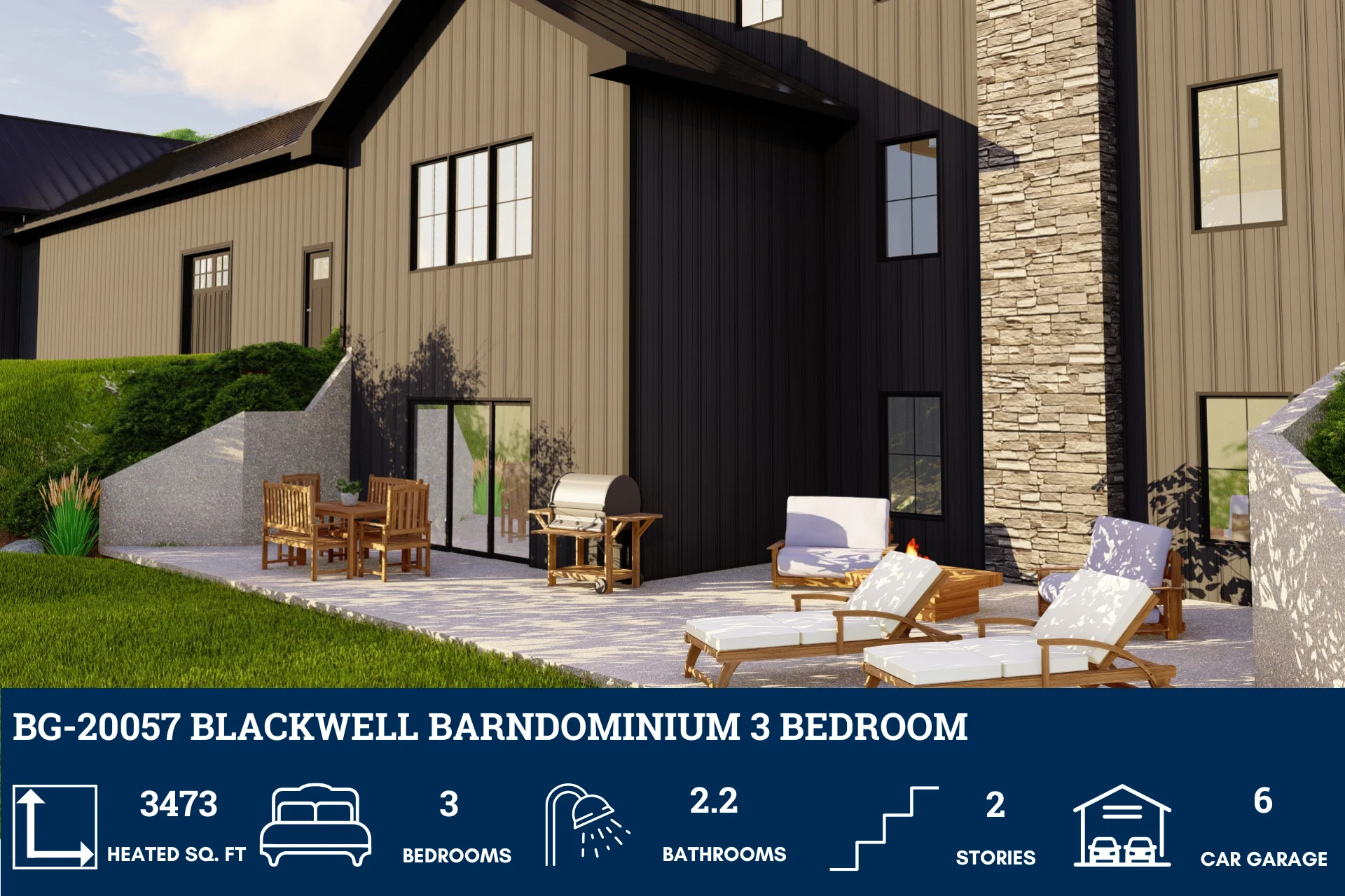 BG-20057 Blackwell Barndominium House Plan - Image 5