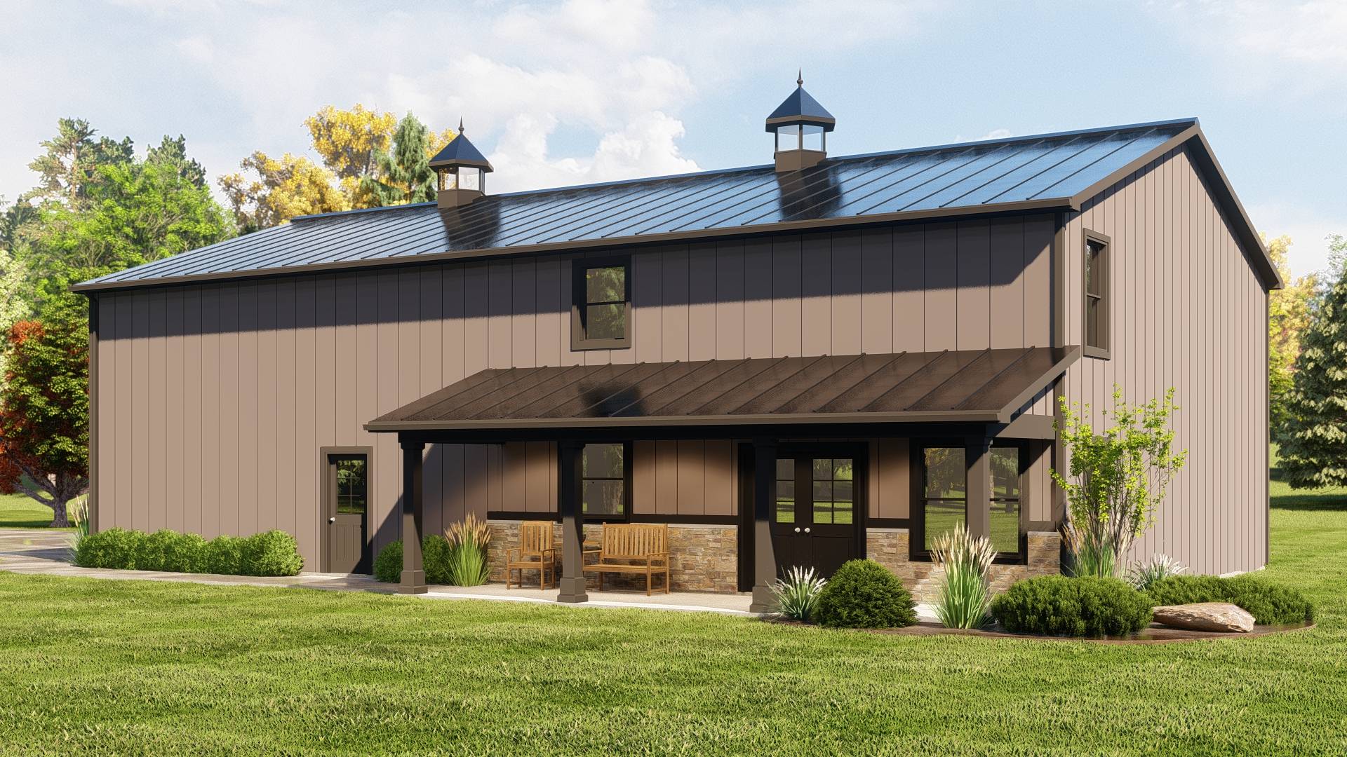 BG-20058 Covington Barndominium House Plan - Image 8